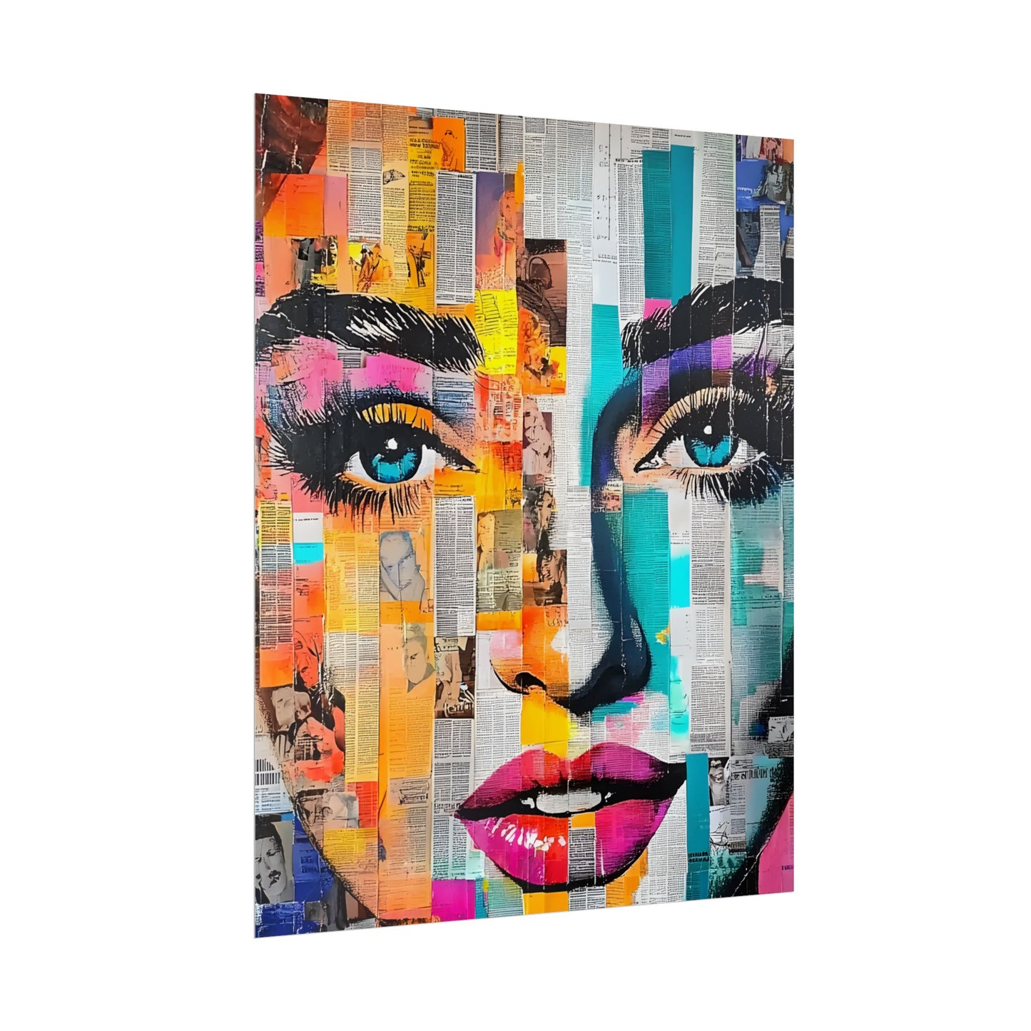 Retro Pop Culture Woman 6-Vibrant Art Wall Decor