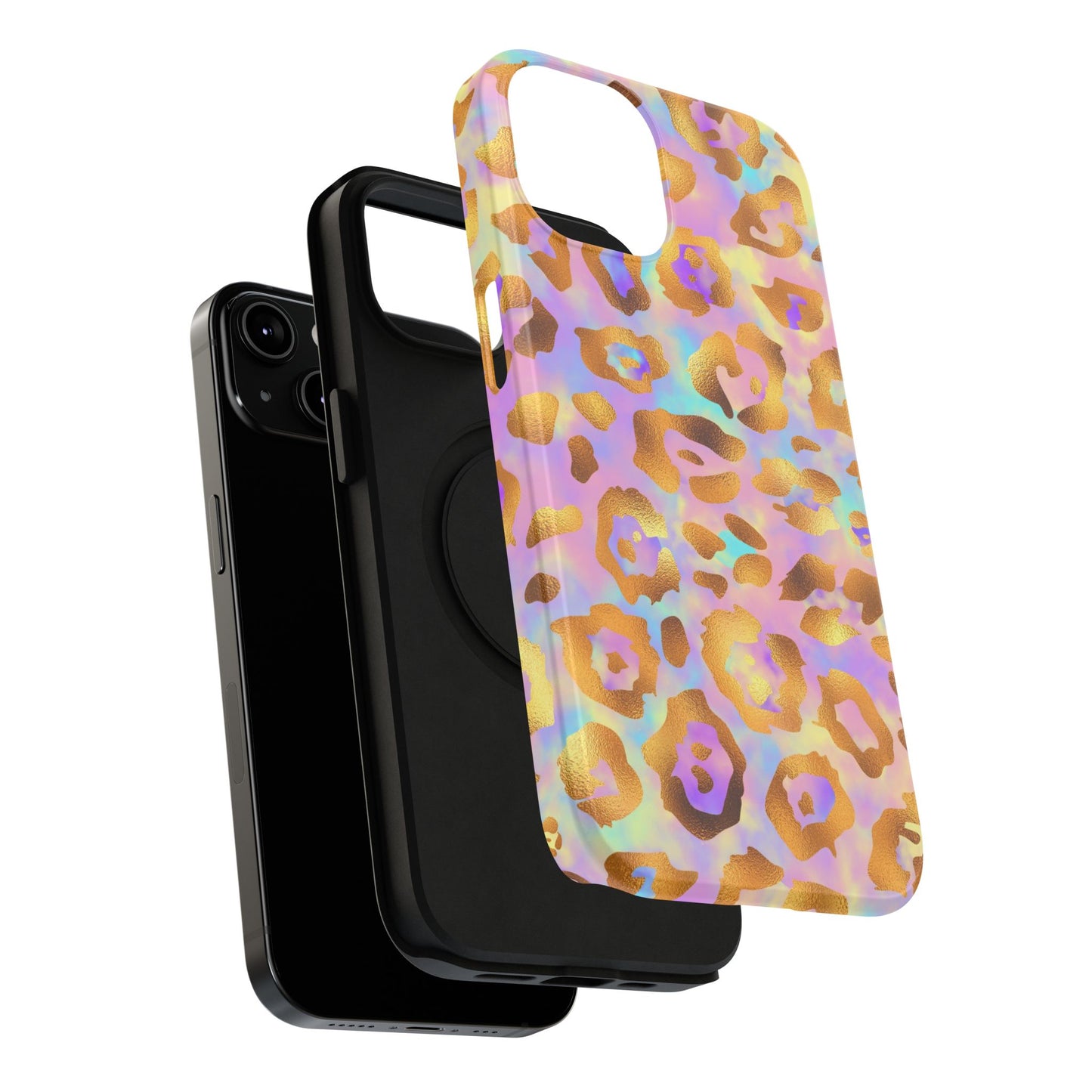 Leopard Print Impact-Resistant Phone Case