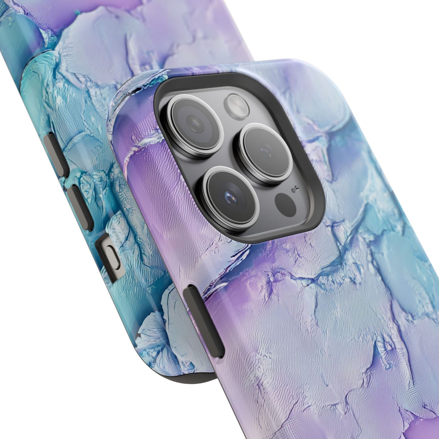 Vibrant Impact-Resistant Phone Case - Colorful Texture Design