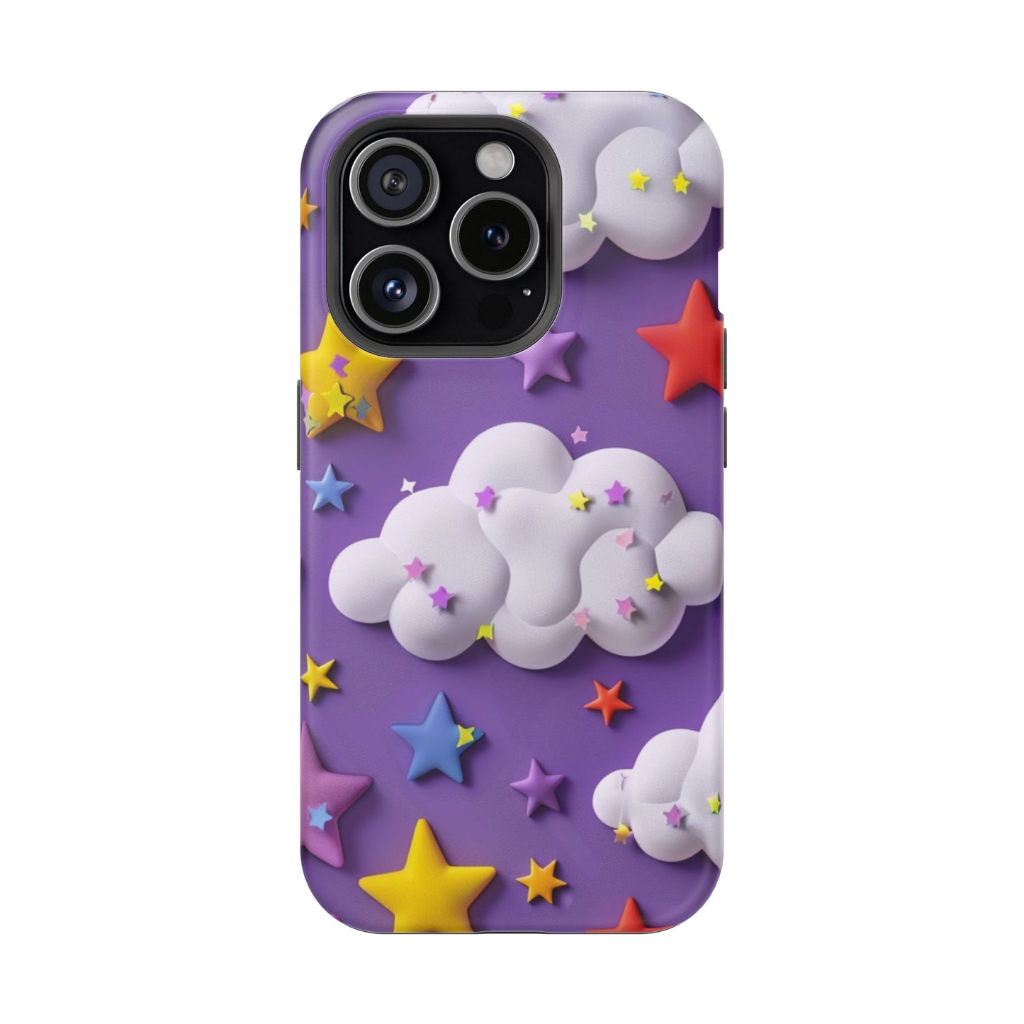 Colorful Cloud & Star Phone Case