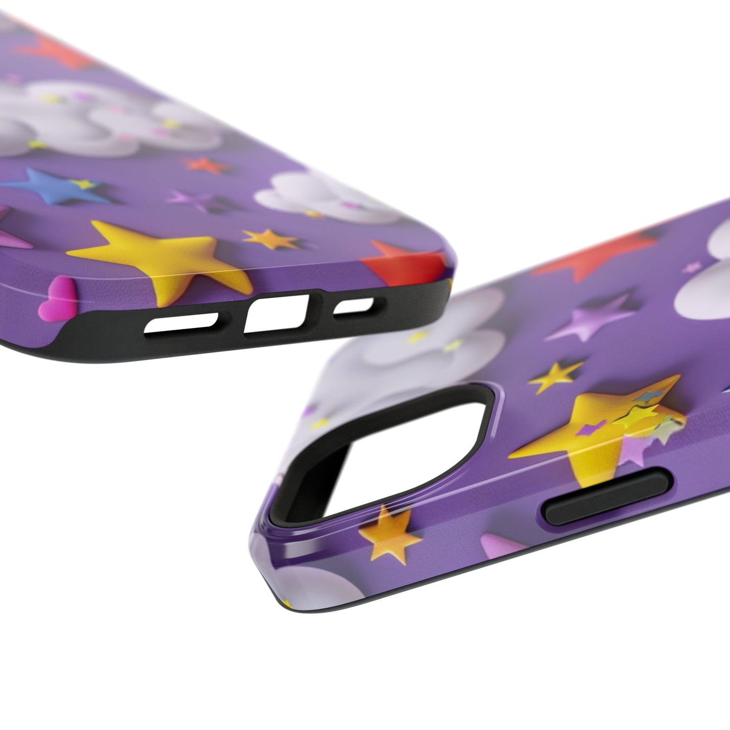Colorful Cloud & Star Phone Case
