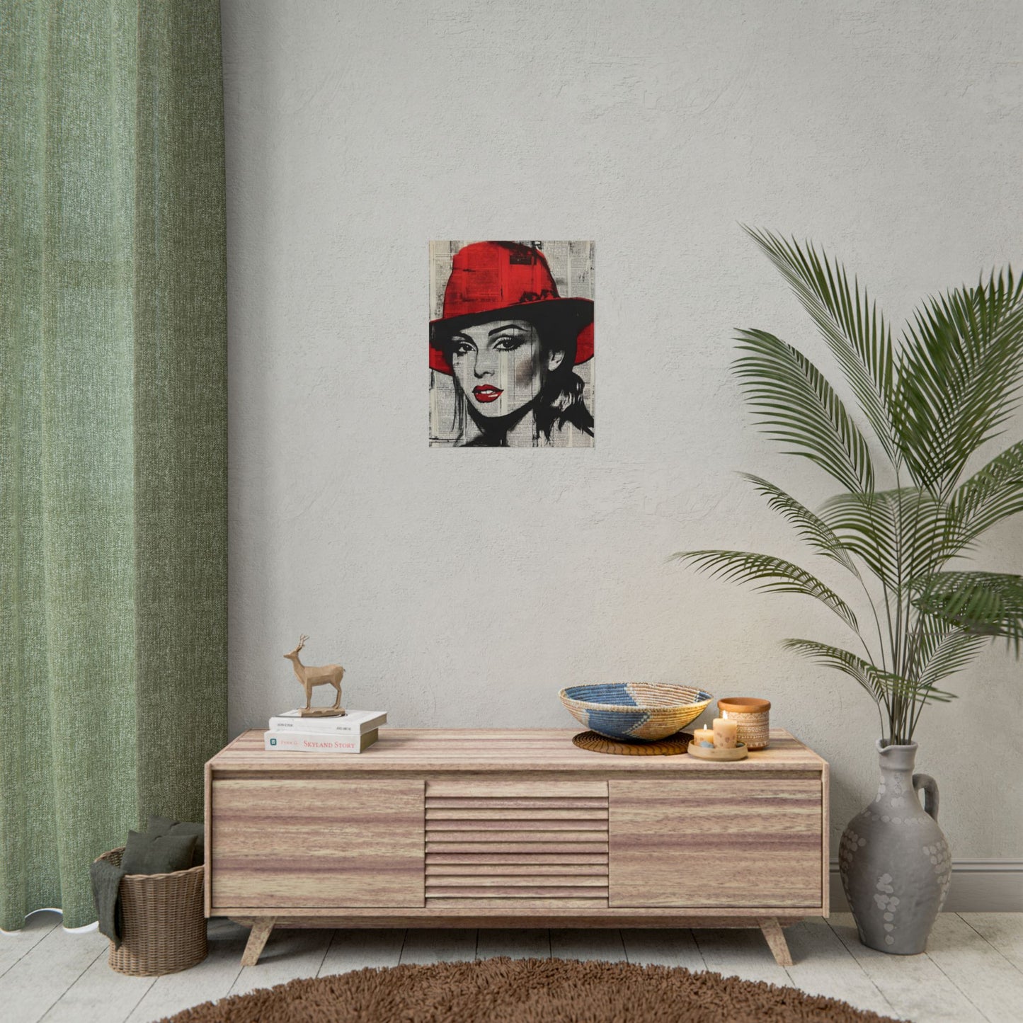 Retro Pop Culture woman 4 - Vintage poster, Wall Art
