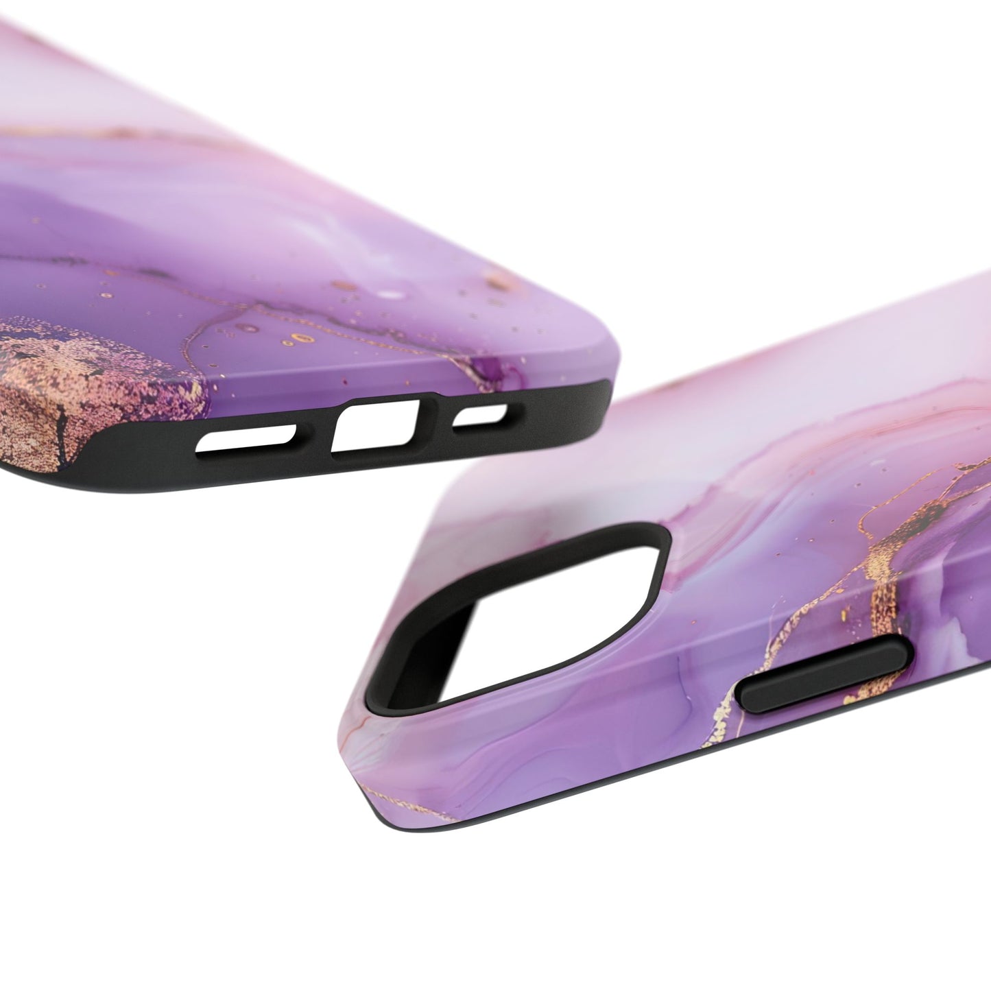 Elegant Purple Marble iPhone Case