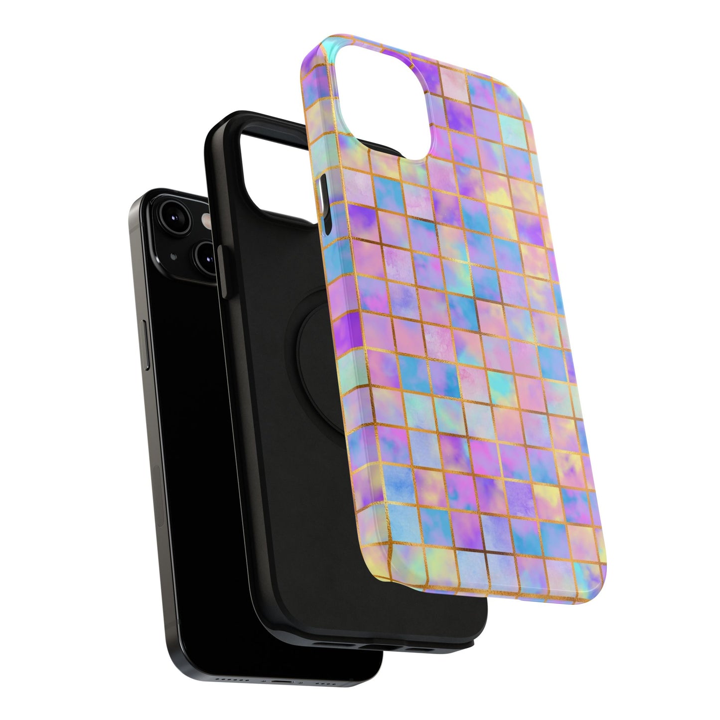 Colorful Mosaic Impact-Resistant Phone Case