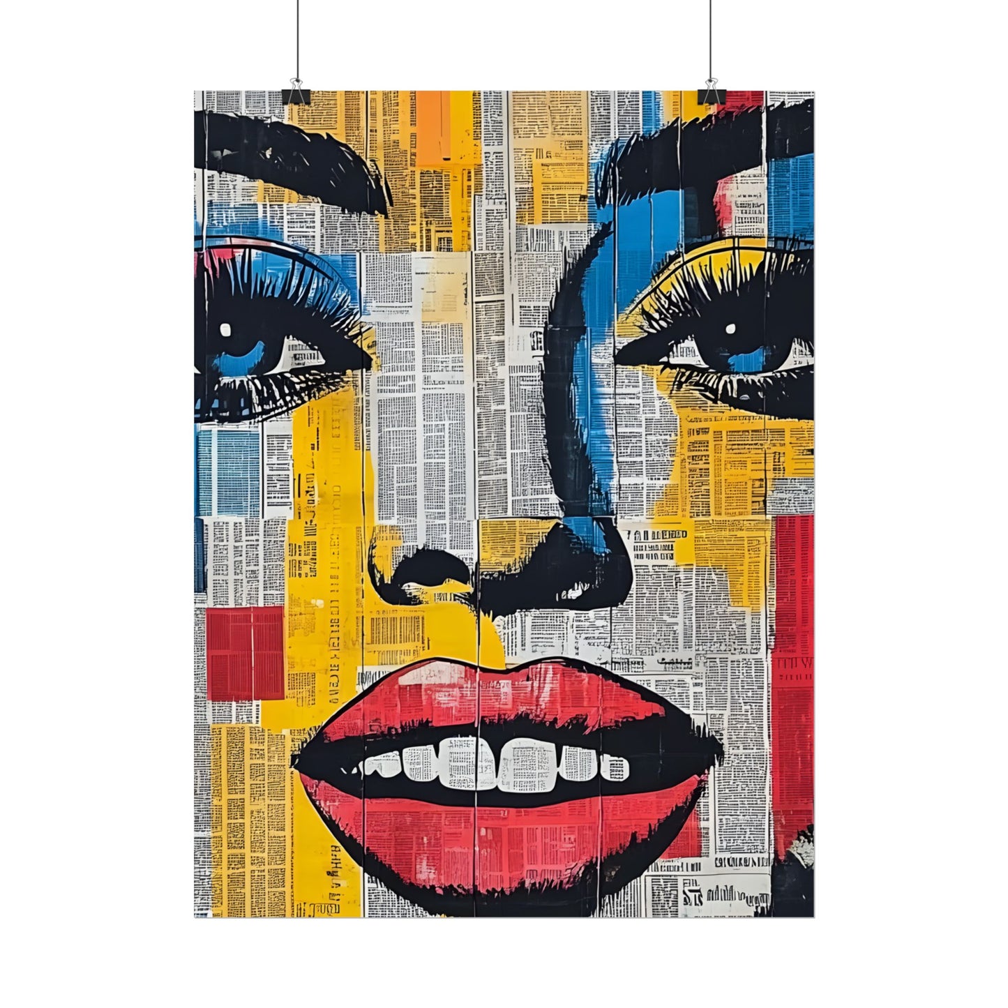 Poster Wall Art - Retro Pop Culture Woman 18 Comic Book Style