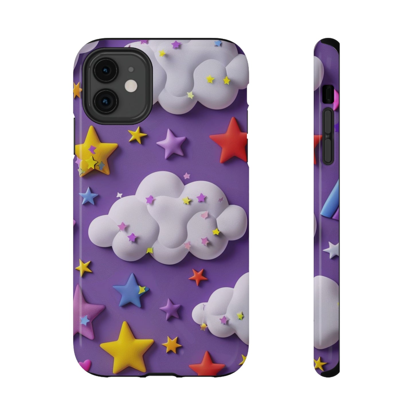 Colorful Cloud & Star Phone Case