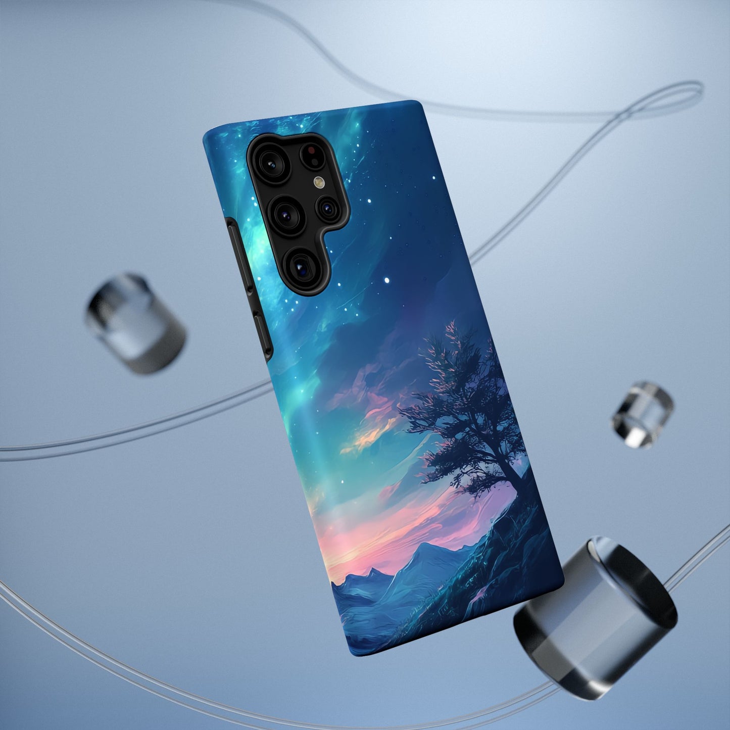 Stunning Galaxy Tree Impact-Resistant Phone Case