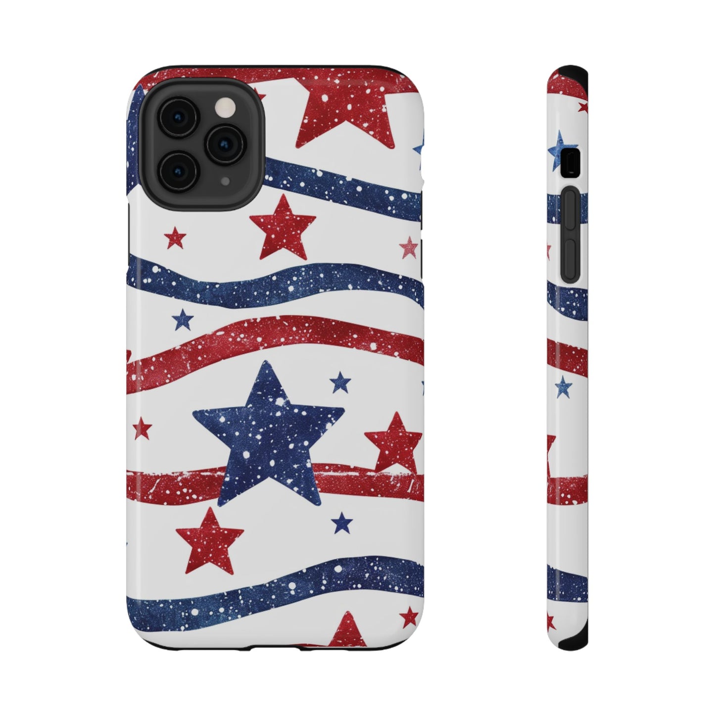 Stars & Stripes Design Impact-Resistant Phone Case