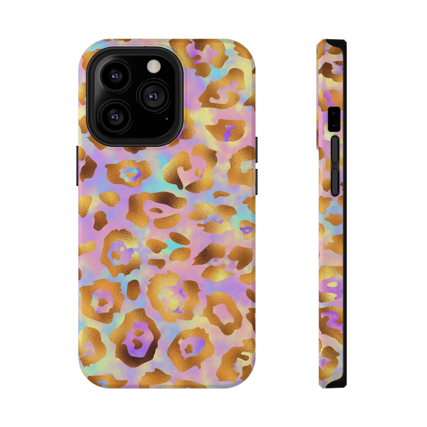 Leopard Print Impact-Resistant Phone Case