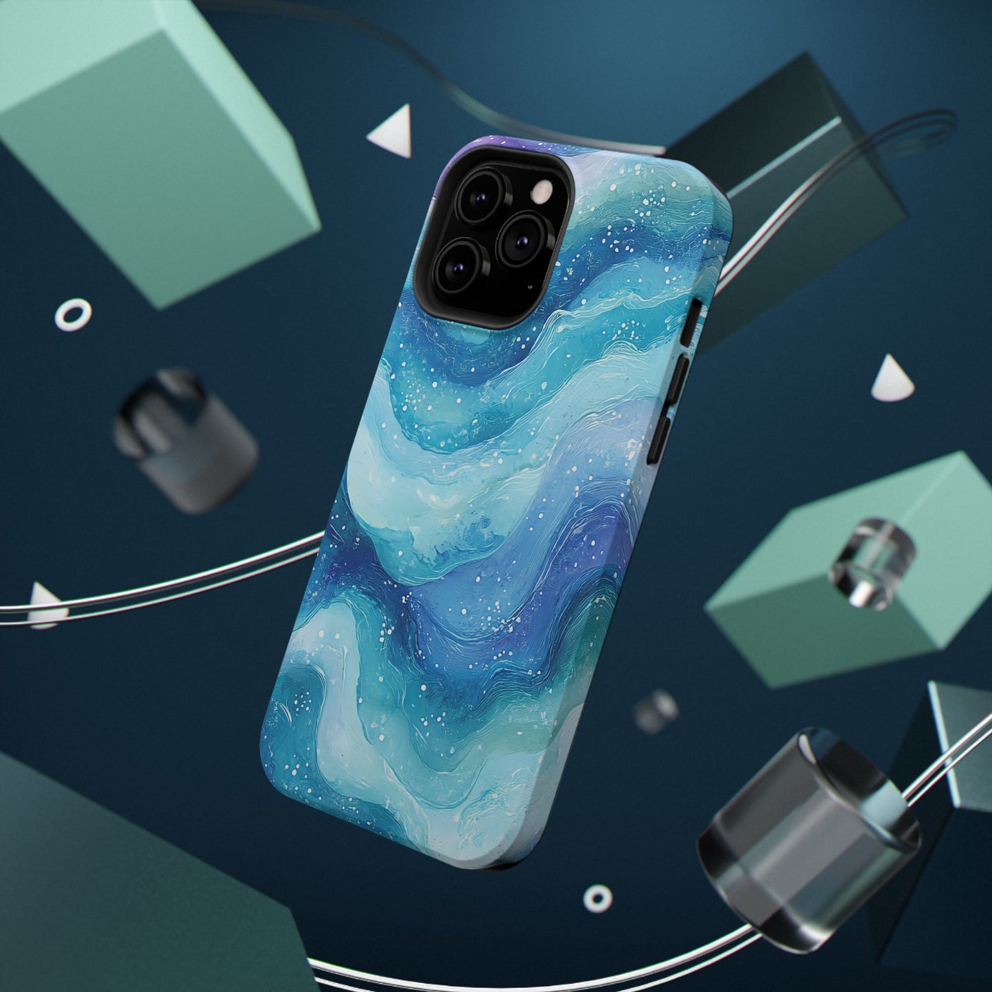 Ocean Wave Impact-Resistant Phone Case - Stylish and Durable Design