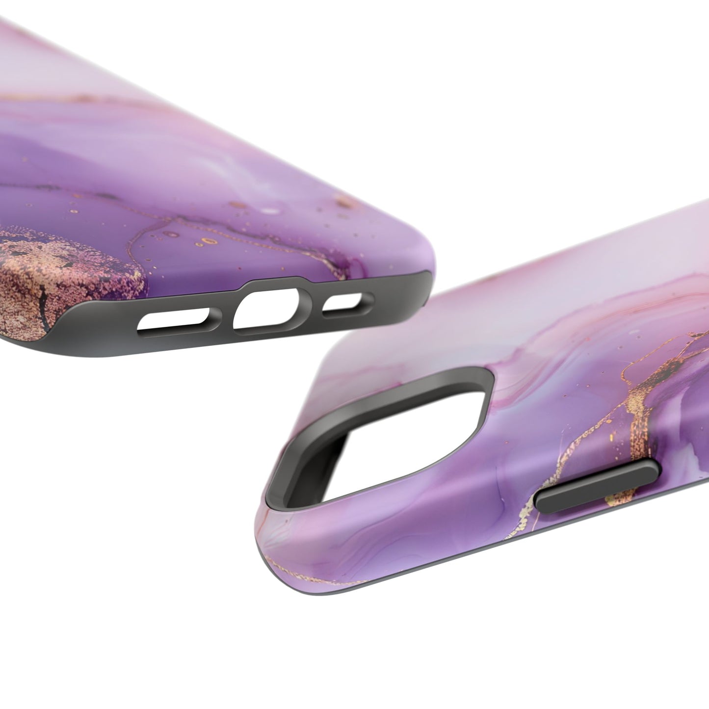 Elegant Purple Marble iPhone Case