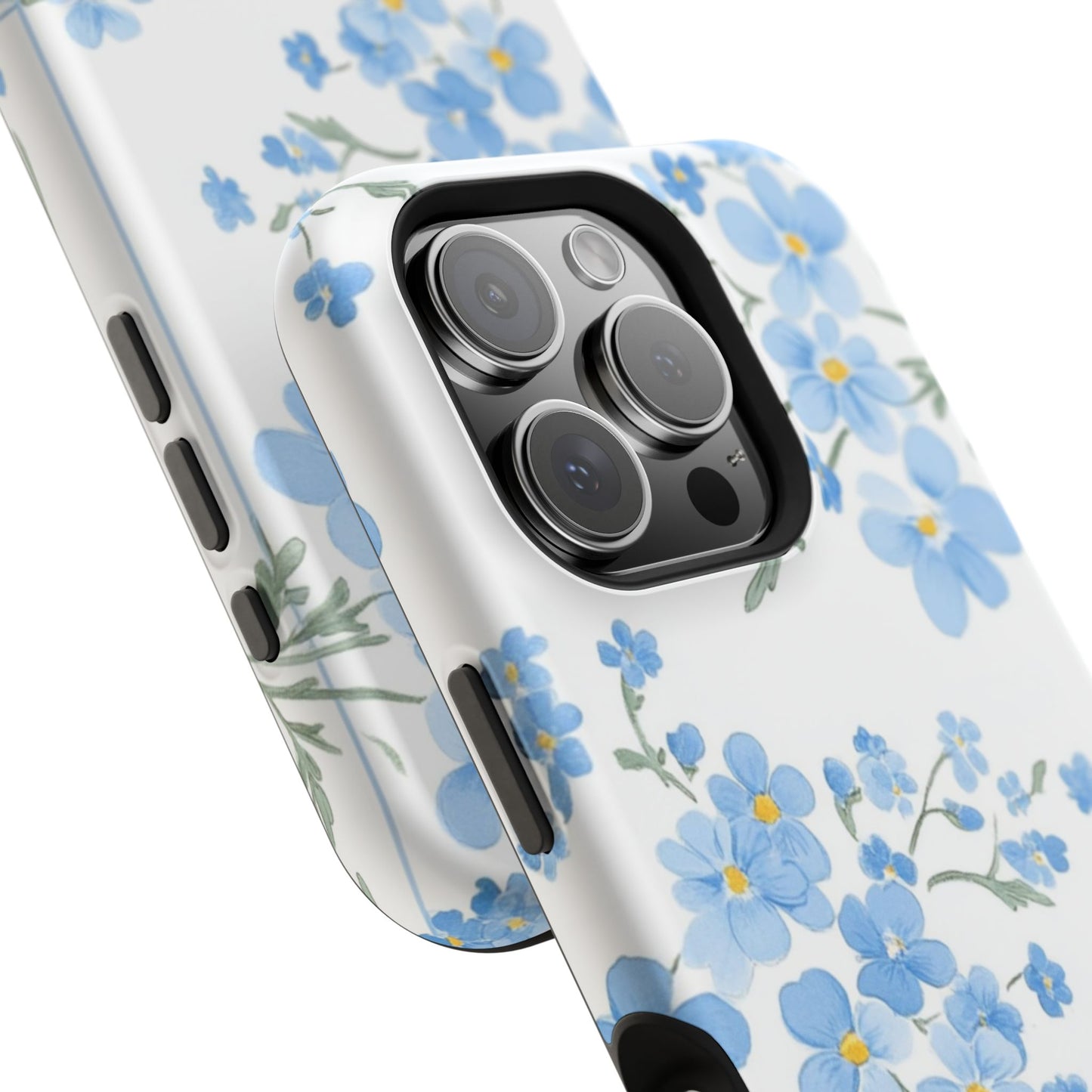 Blue Flower Design Floral Phone Case