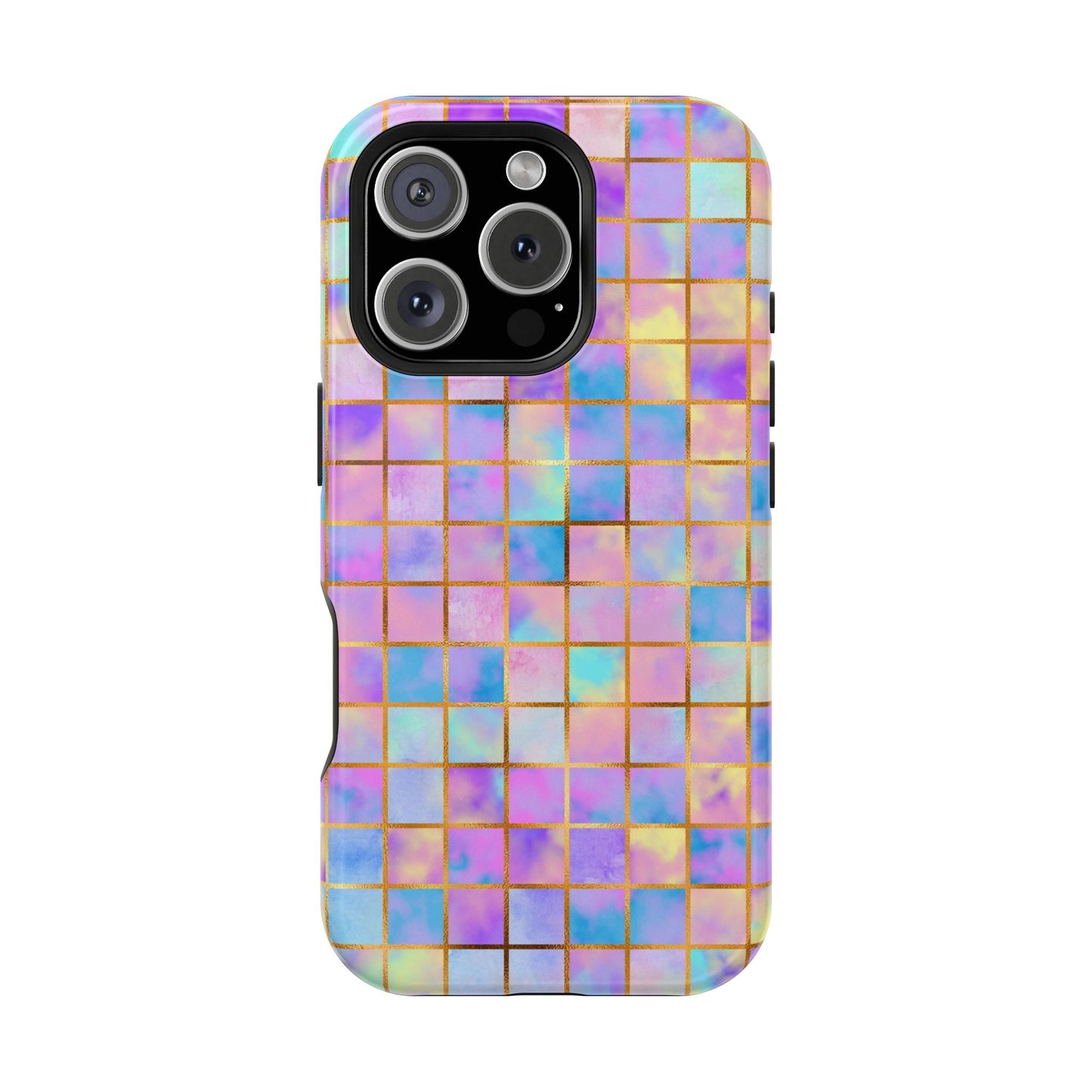 Colorful Mosaic Impact-Resistant Phone Case