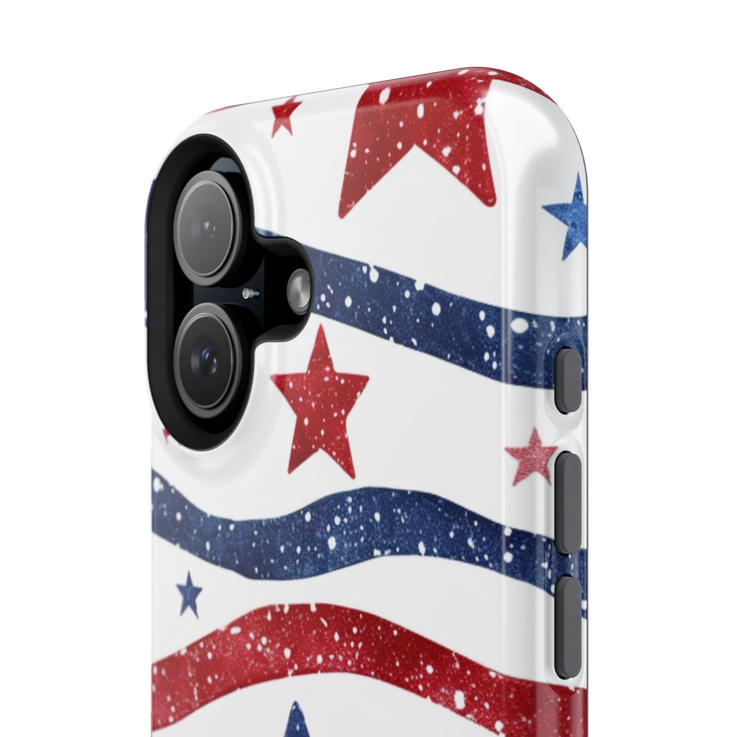 Stars & Stripes Design Impact-Resistant Phone Case