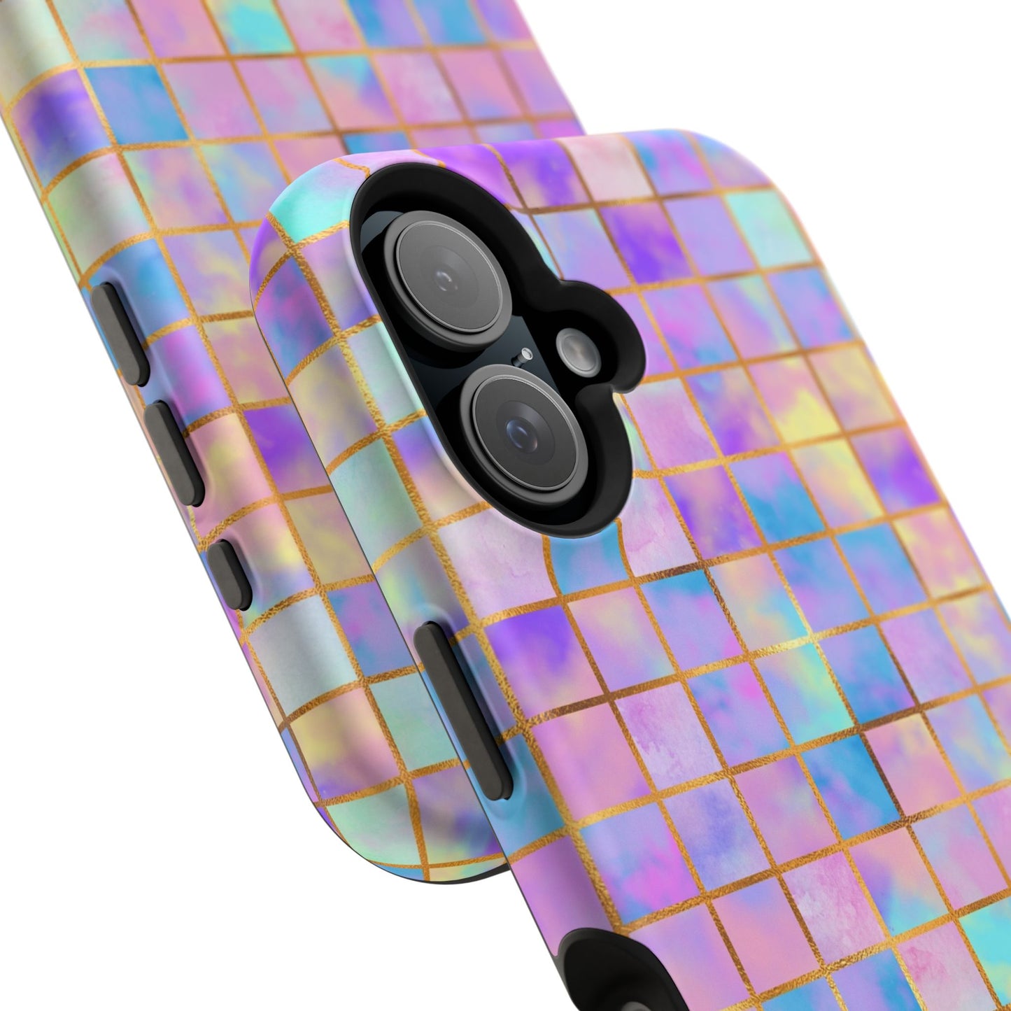 Colorful Mosaic Impact-Resistant Phone Case