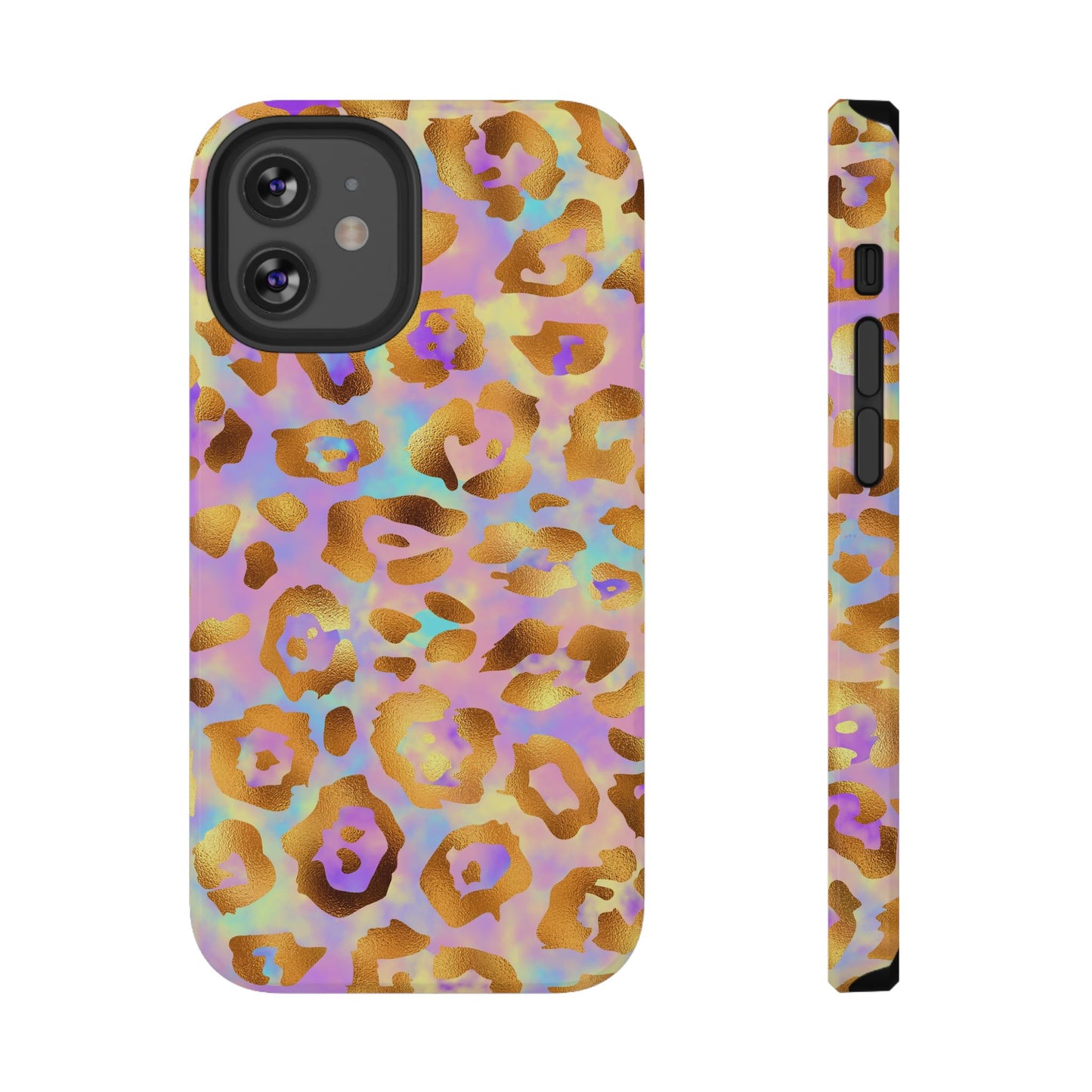 Leopard Print Impact-Resistant Phone Case