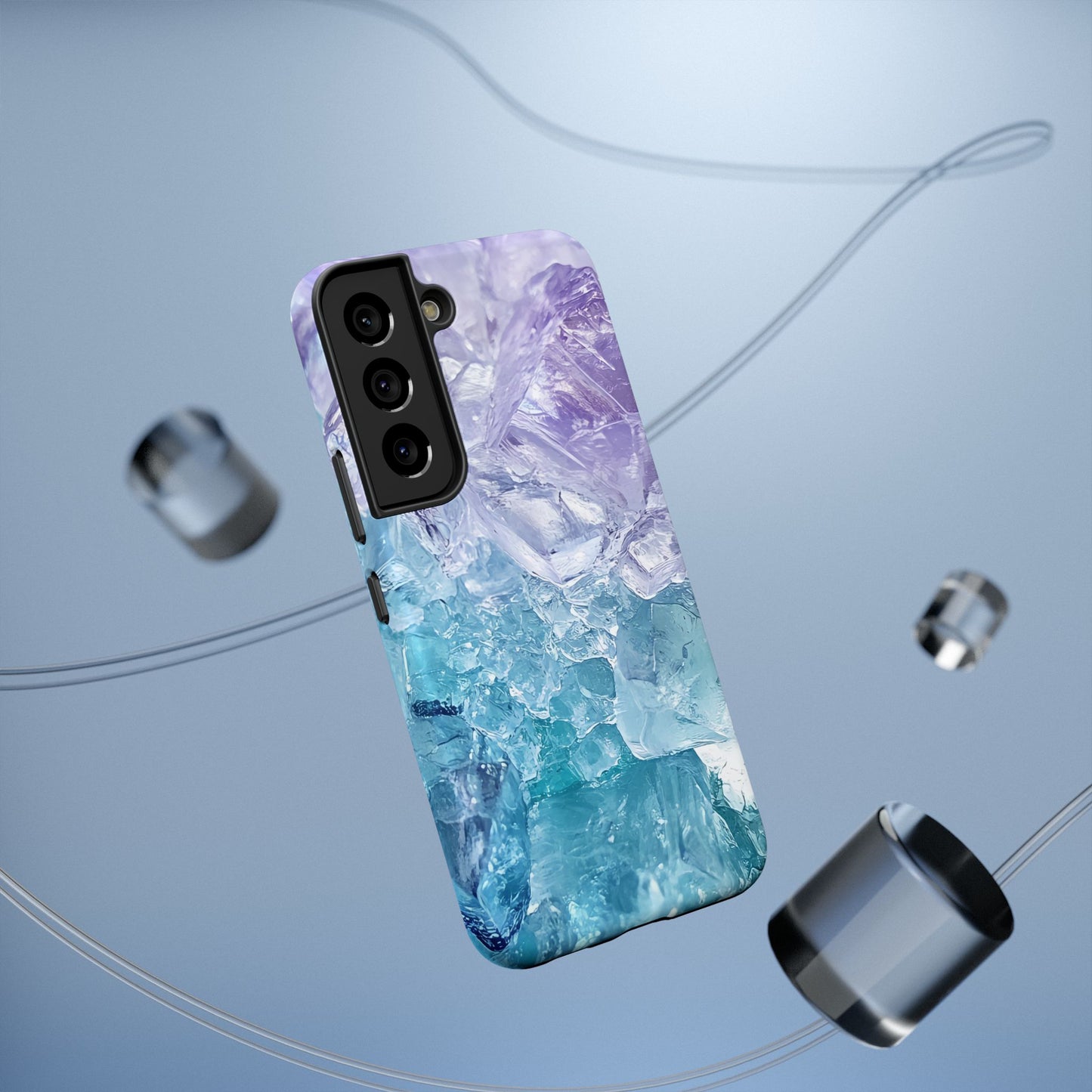 Crystal-Patterned Impact-Resistant Phone Case | Stylish Protection for Adventurers