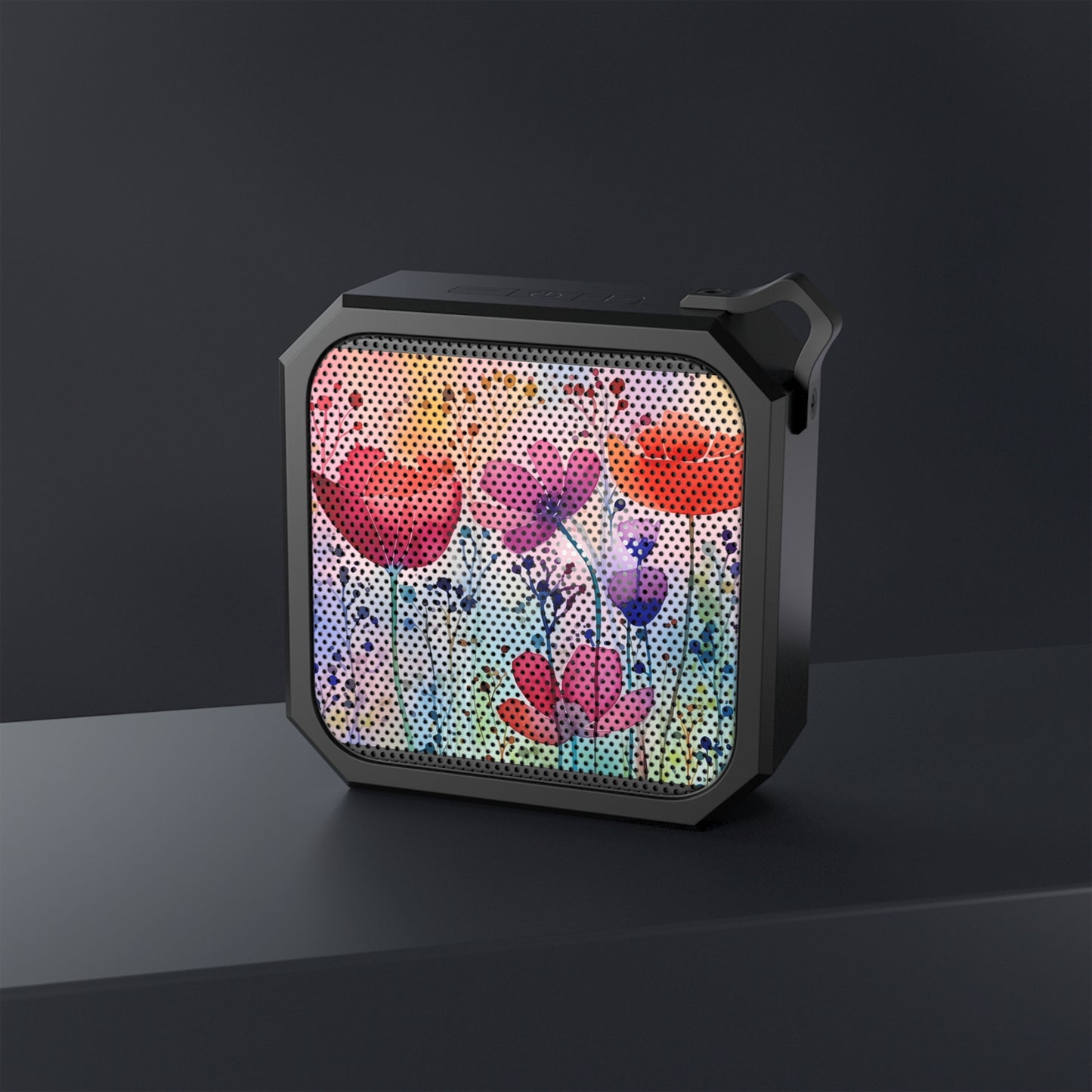 Outdoor Bluetooth Speaker - Bright Floral Buttercup Flowers Design