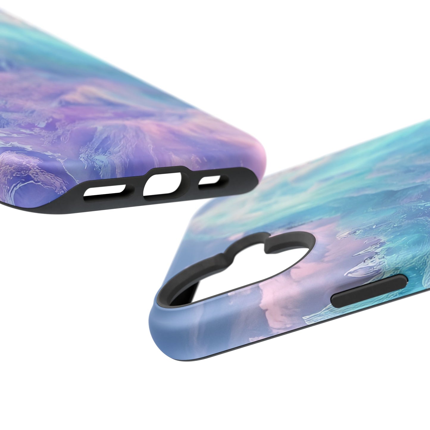 Phone Case - Colorful Abstract Waves Design