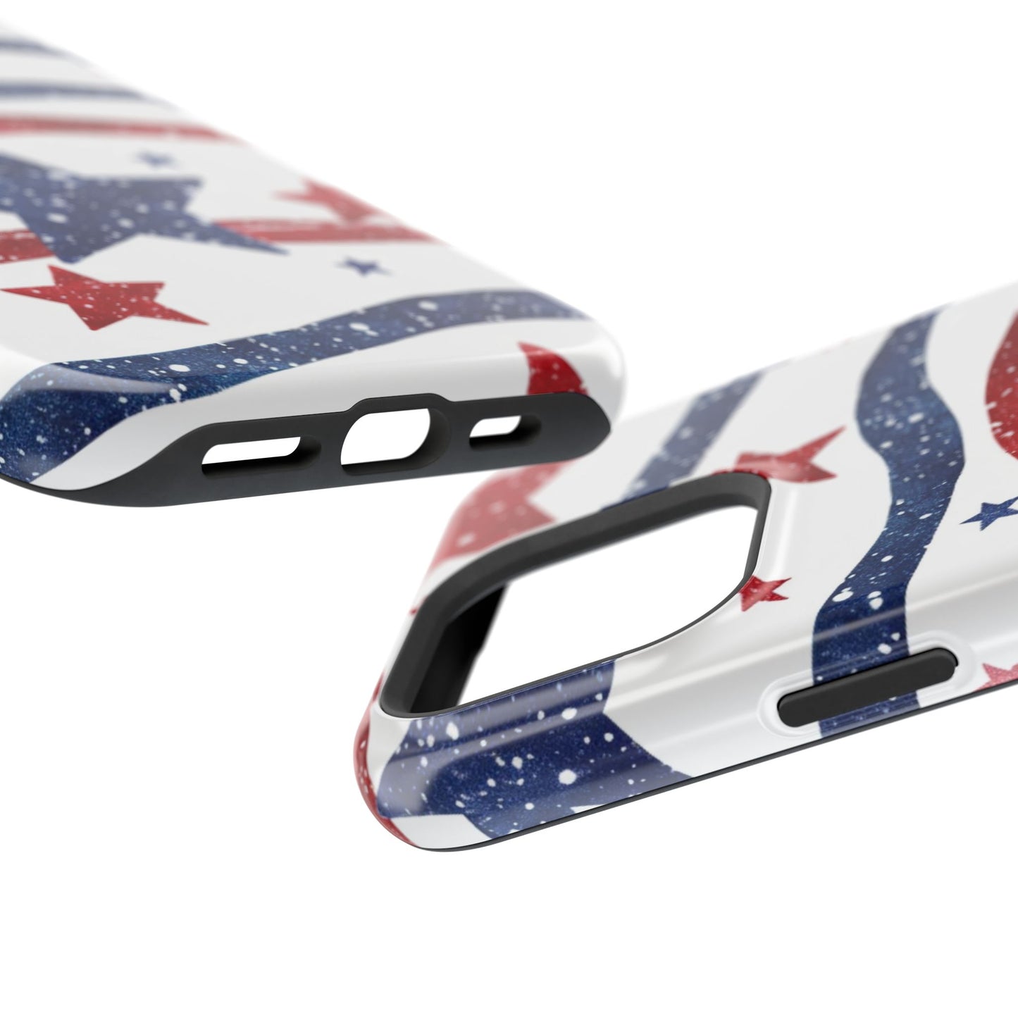 Stars & Stripes Design Impact-Resistant Phone Case