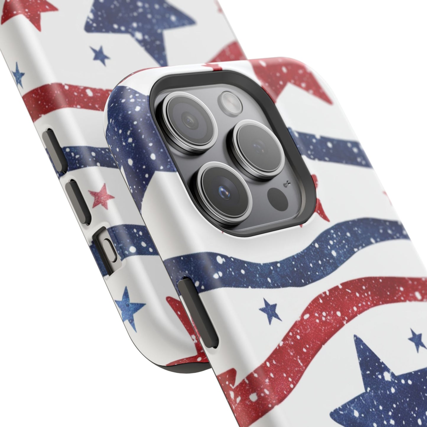 Stars & Stripes Design Impact-Resistant Phone Case