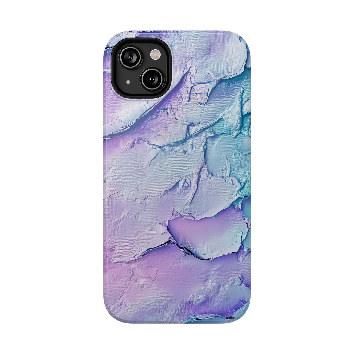 Vibrant Impact-Resistant Phone Case - Colorful Texture Design