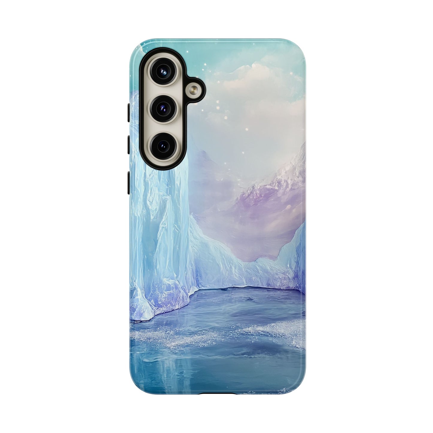 Artistic Phone Case with Iceberg Design