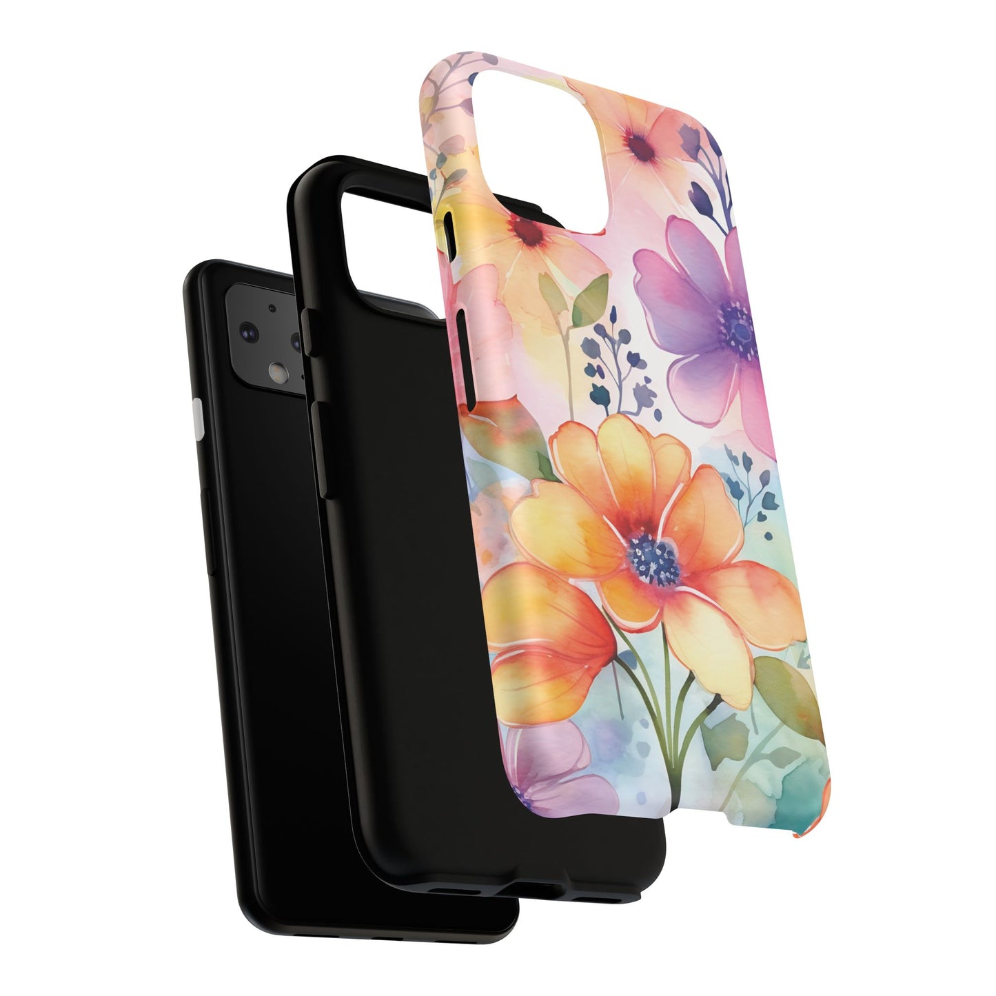 Floral Tough Case for Google Pixel- theme 1