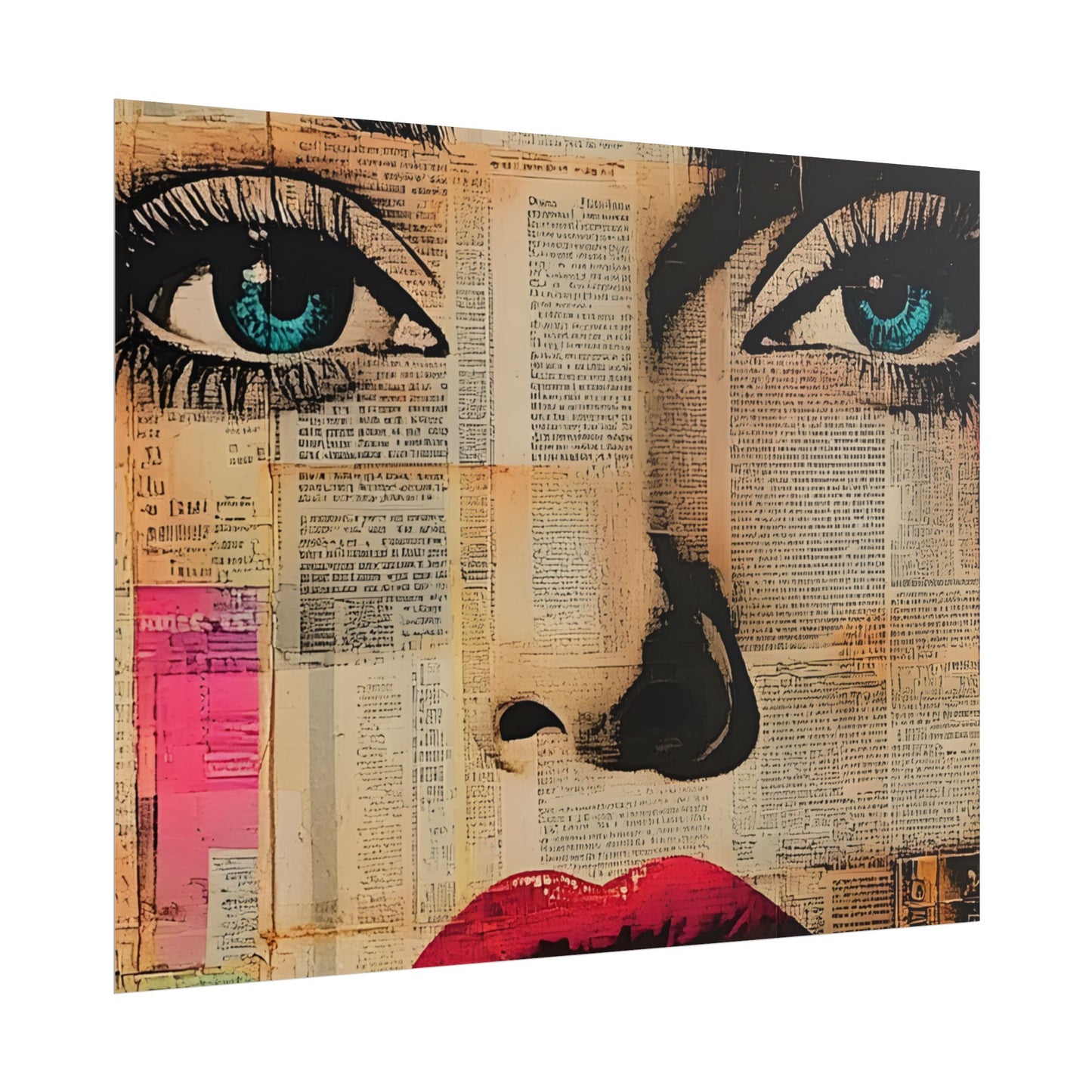 Retro Pop Culture Woman Poster 13 , Comic Wall Art