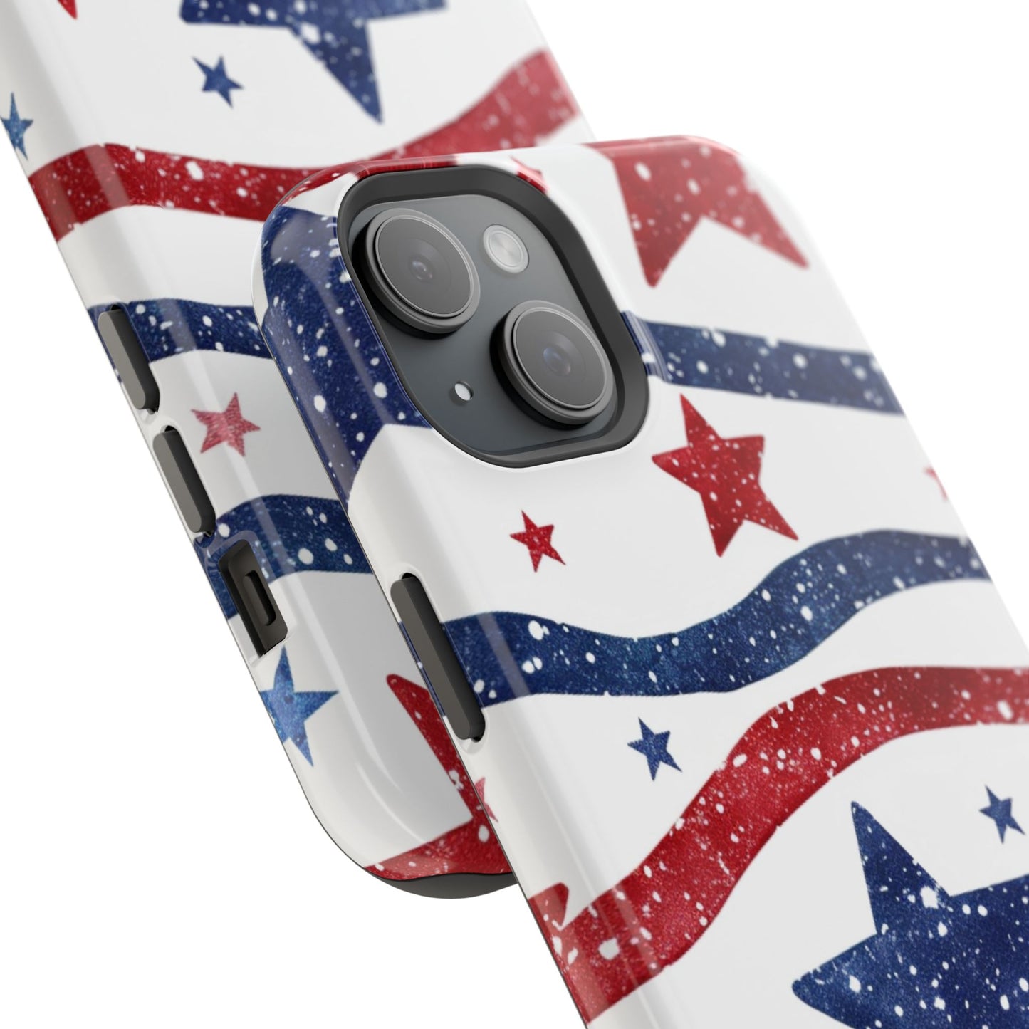 Stars & Stripes Design Impact-Resistant Phone Case