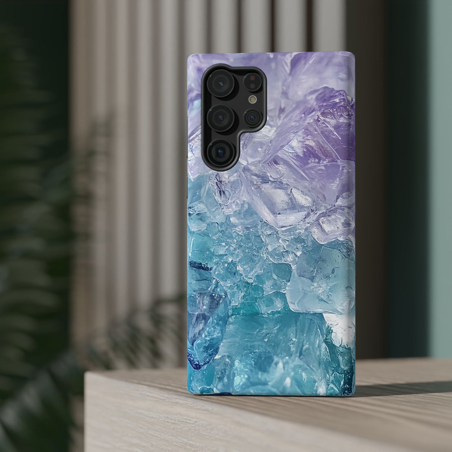 Crystal-Patterned Impact-Resistant Phone Case | Stylish Protection for Adventurers