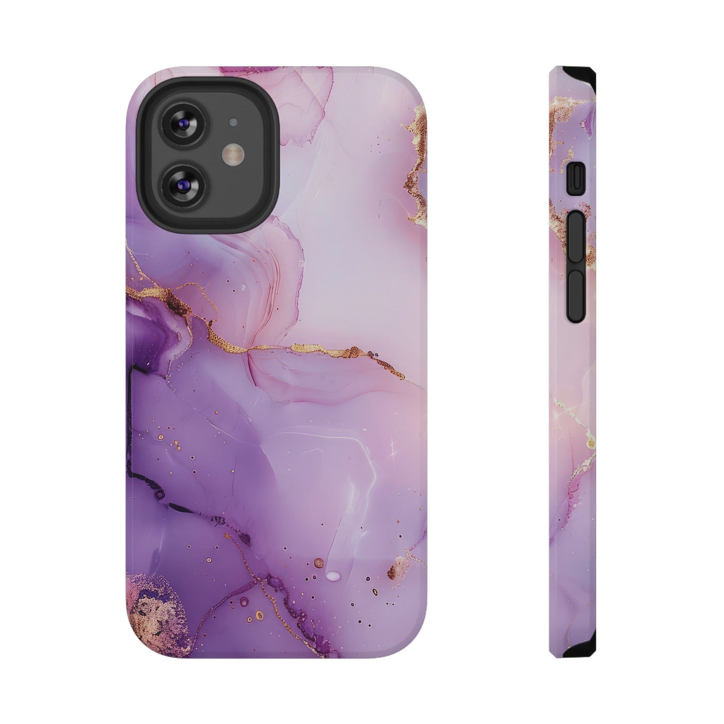 Elegant Purple Marble iPhone Case