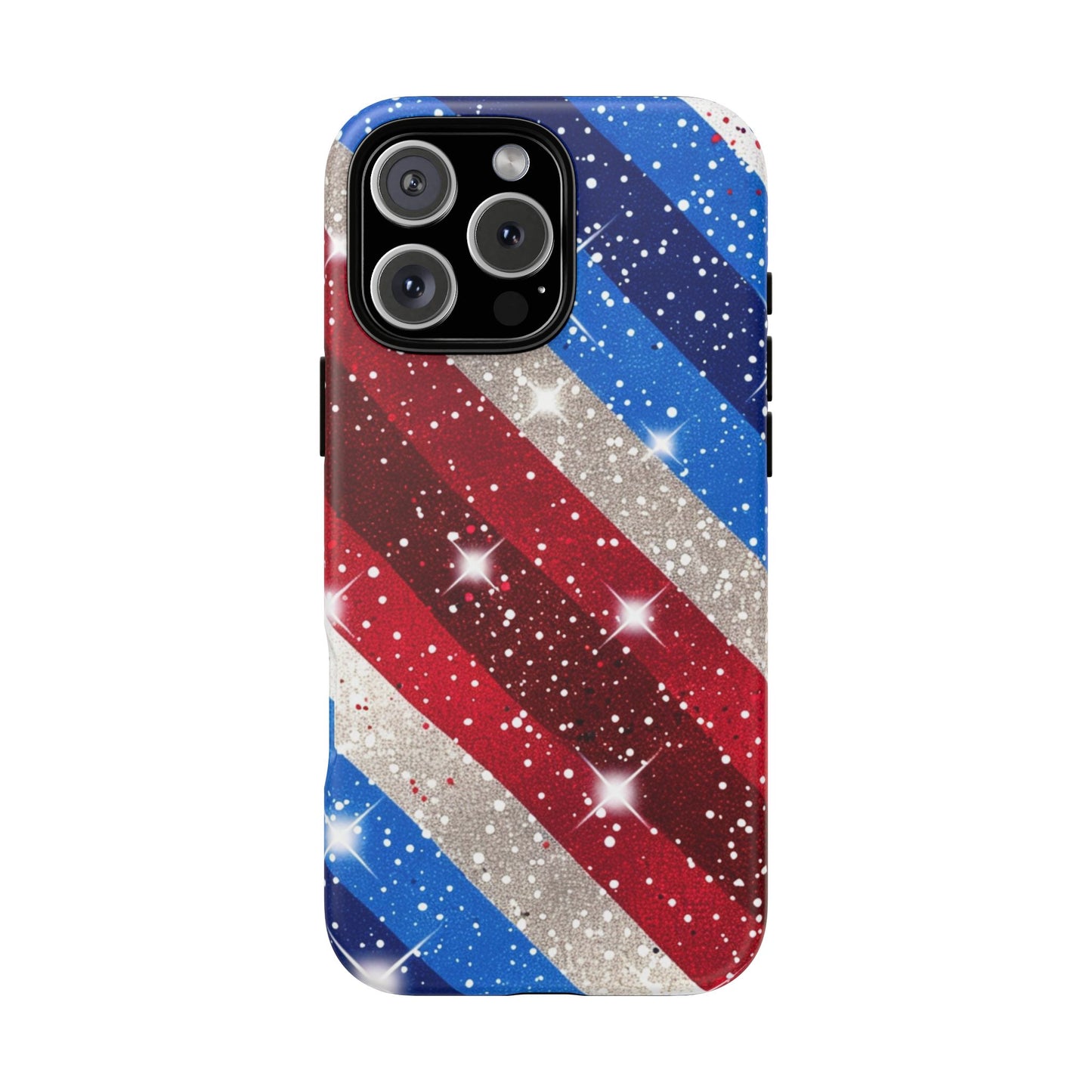 Glittery Patriotic Phone Case - Tough Cases
