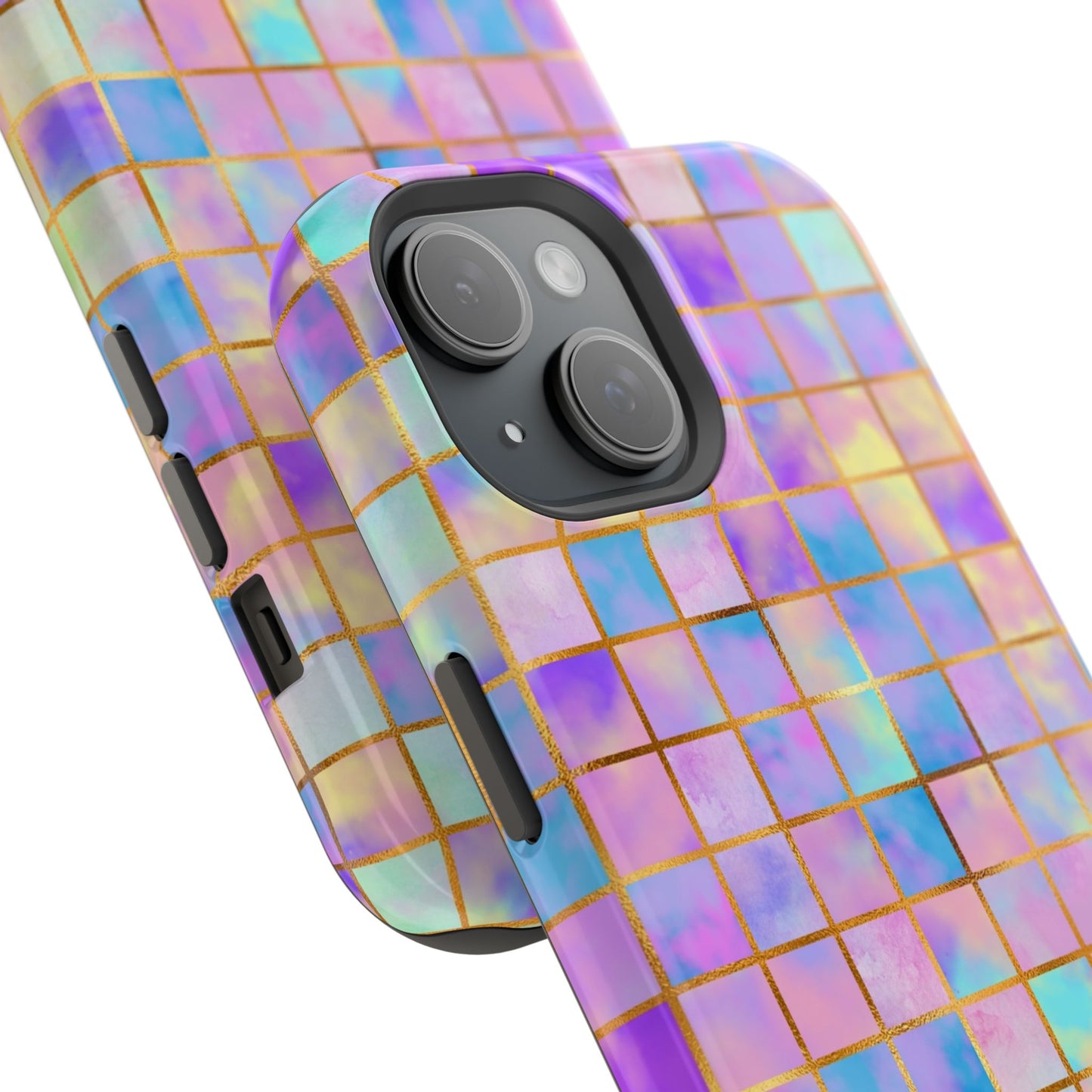 Colorful Mosaic Impact-Resistant Phone Case