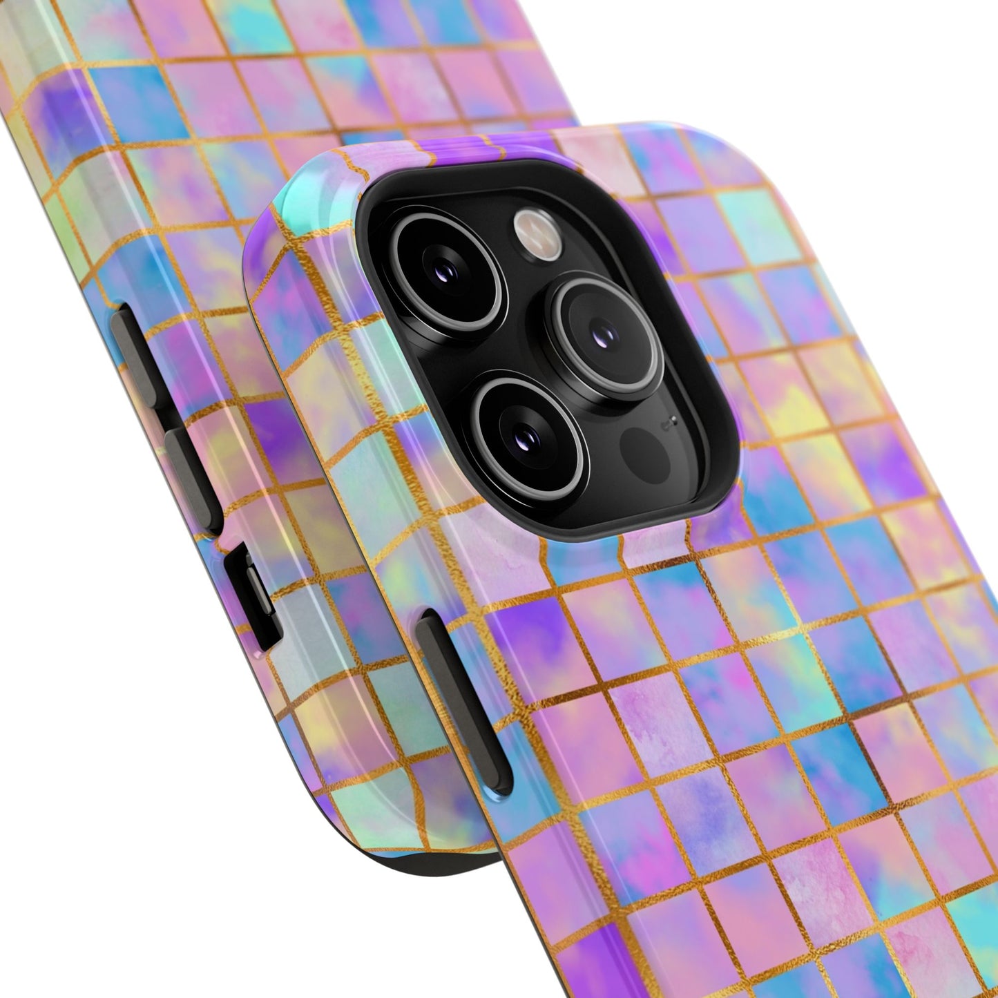 Colorful Mosaic Impact-Resistant Phone Case