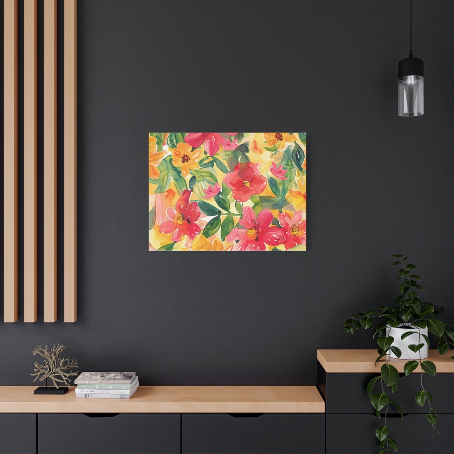 Floral Matte Canvas