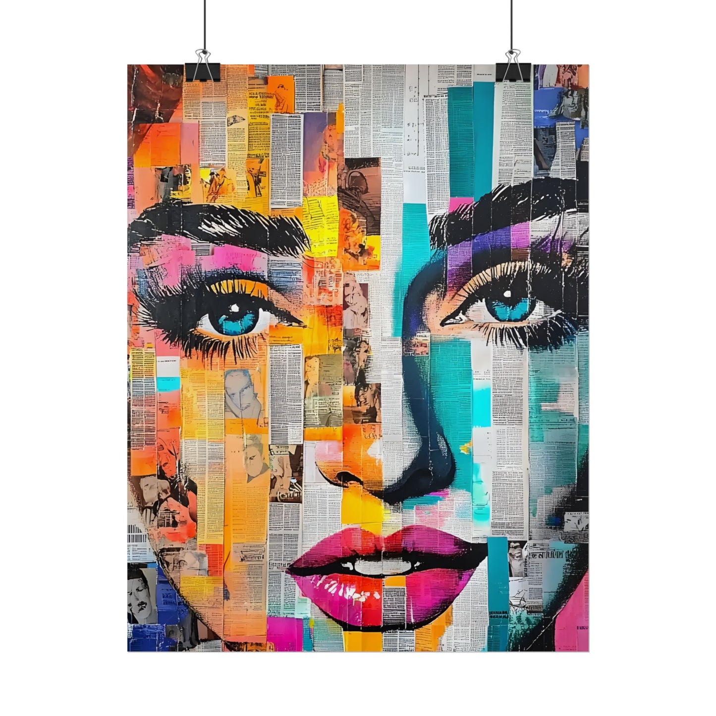 Retro Pop Culture Woman 6-Vibrant Art Wall Decor