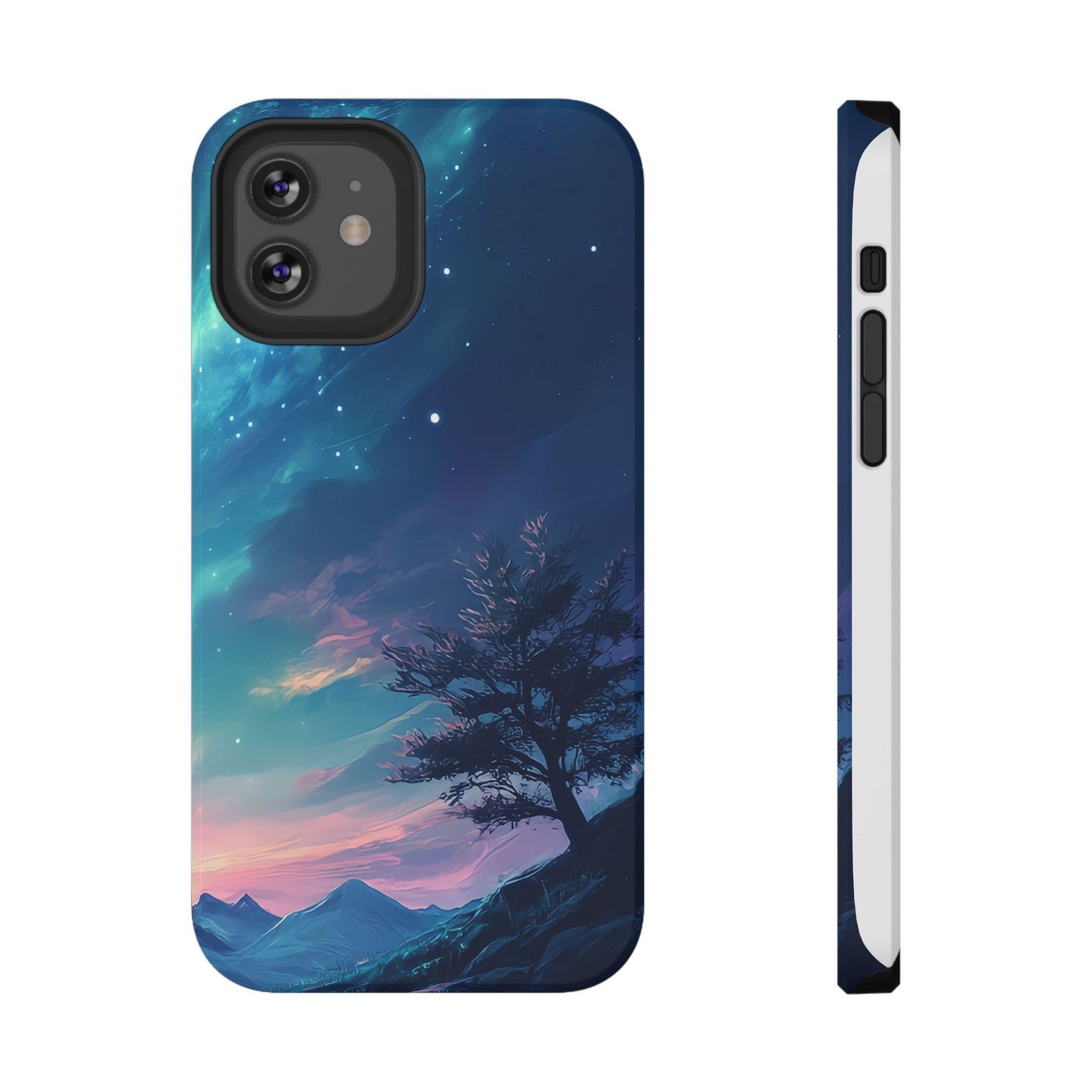 Stunning Galaxy Tree Impact-Resistant Phone Case