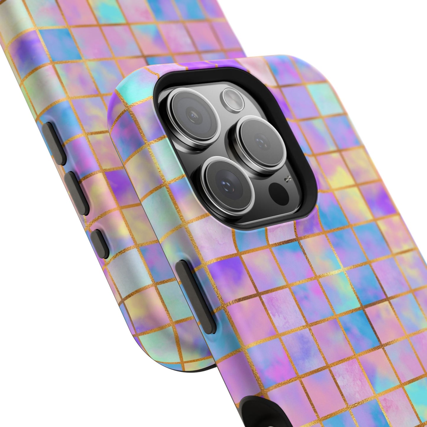 Colorful Mosaic Impact-Resistant Phone Case