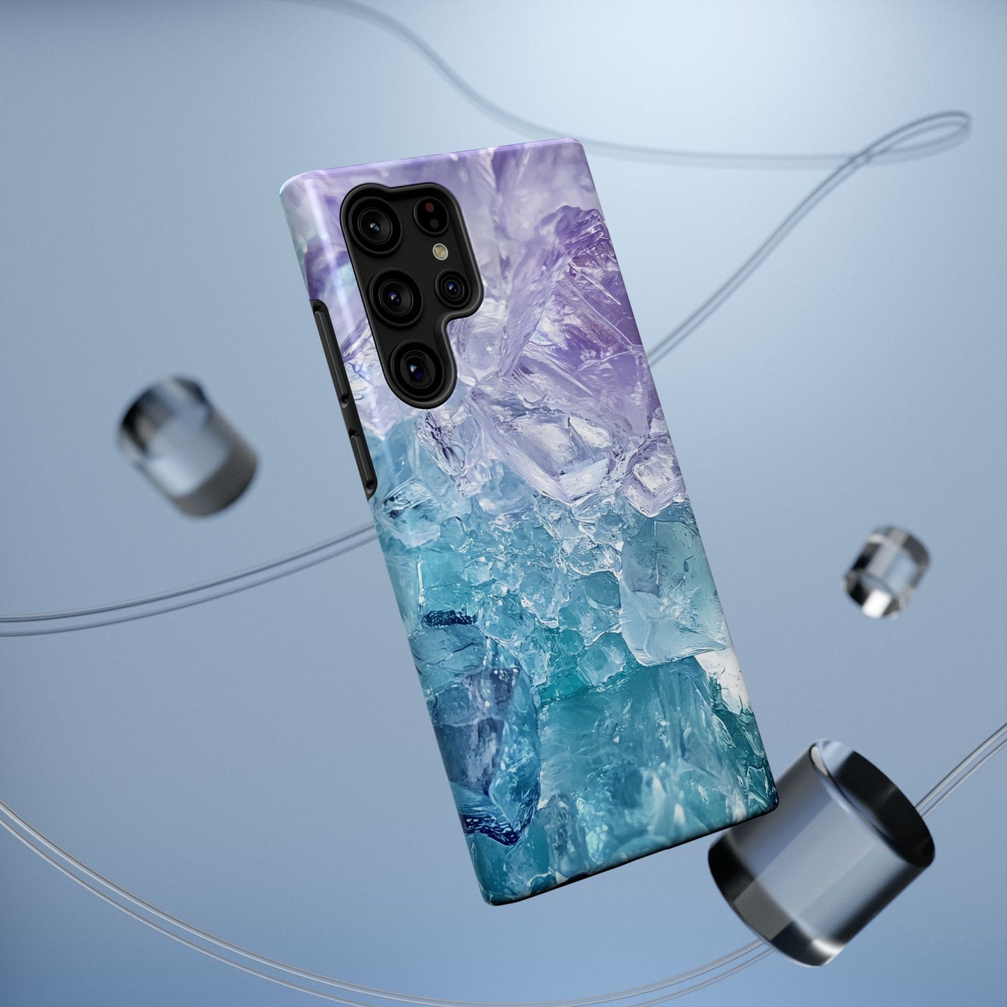 Crystal-Patterned Impact-Resistant Phone Case | Stylish Protection for Adventurers