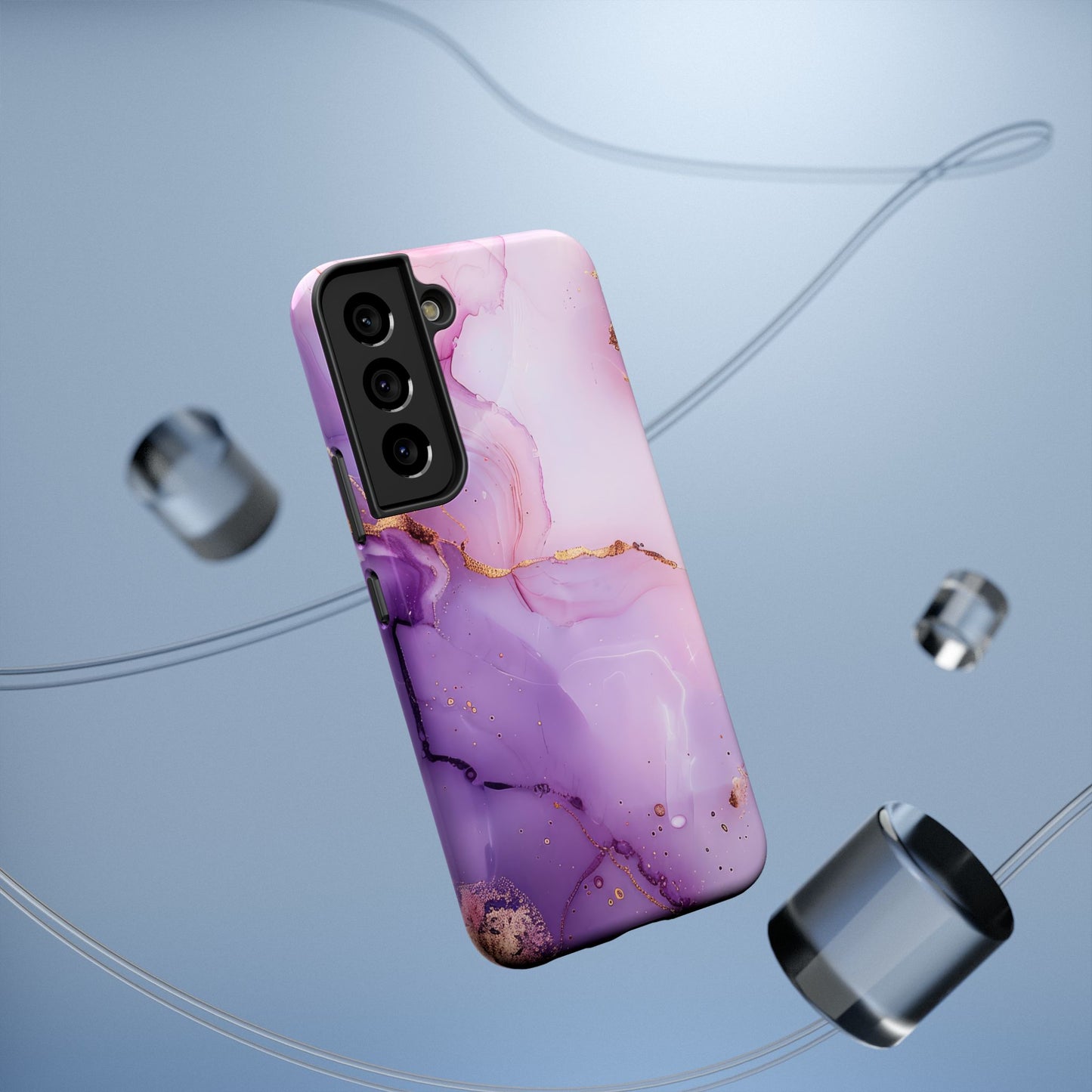 Elegant Purple Marble iPhone Case