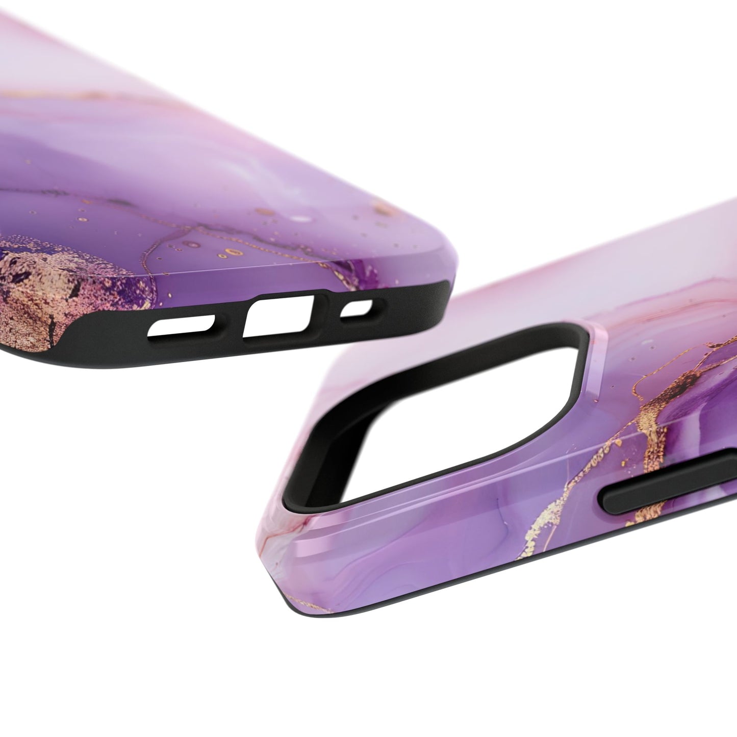 Elegant Purple Marble iPhone Case