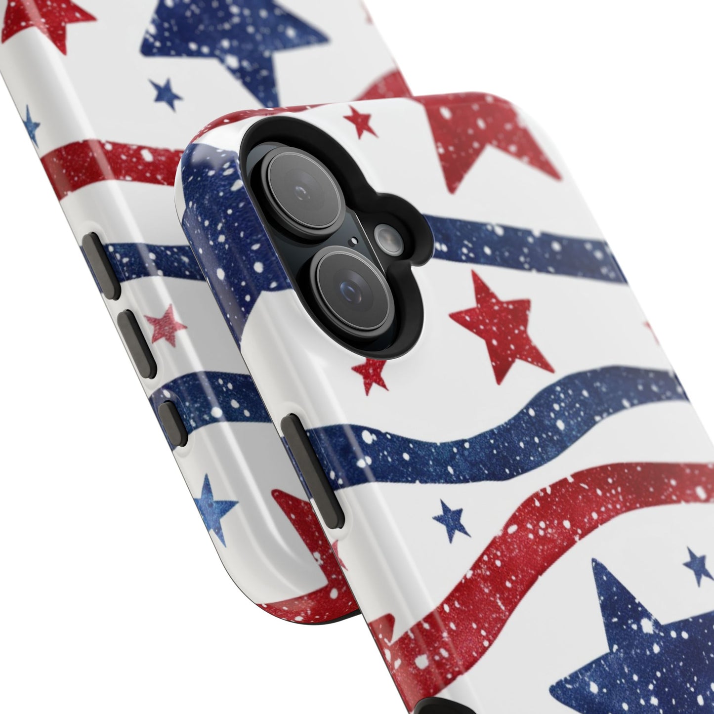 Stars & Stripes Design Impact-Resistant Phone Case
