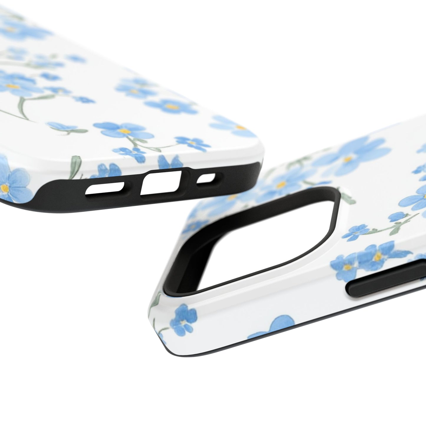 Blue Flower Design Floral Phone Case