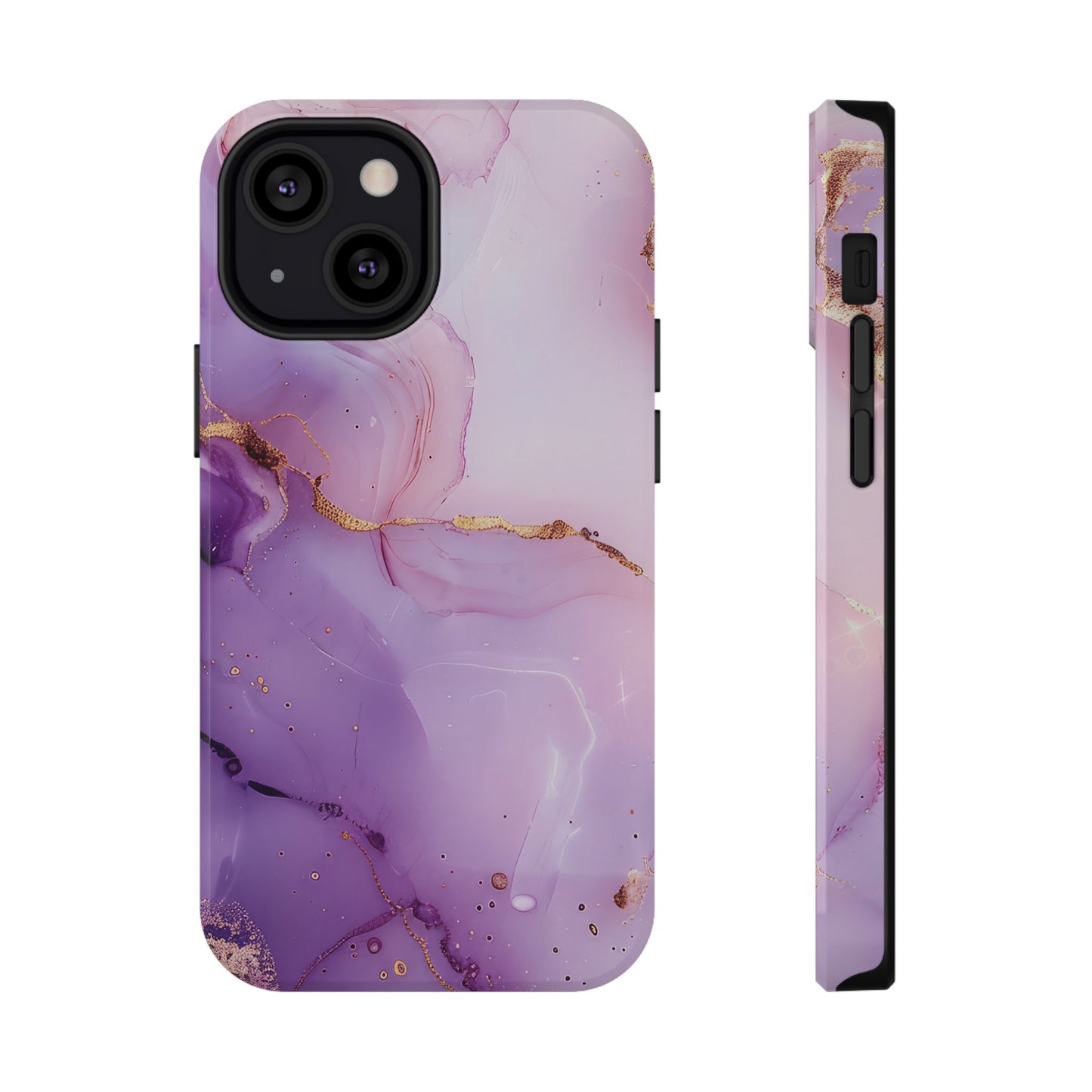 Elegant Purple Marble iPhone Case