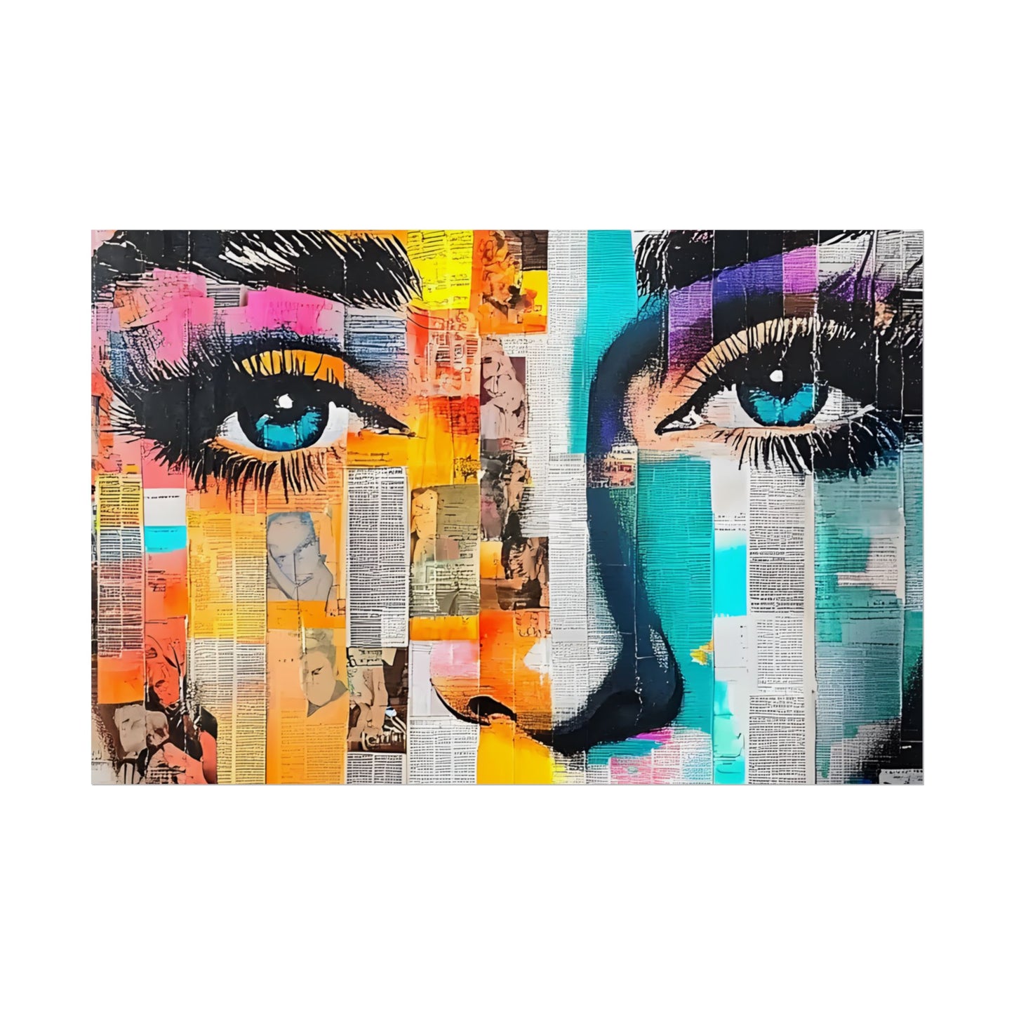 Retro Pop Culture Woman 6-Vibrant Art Wall Decor