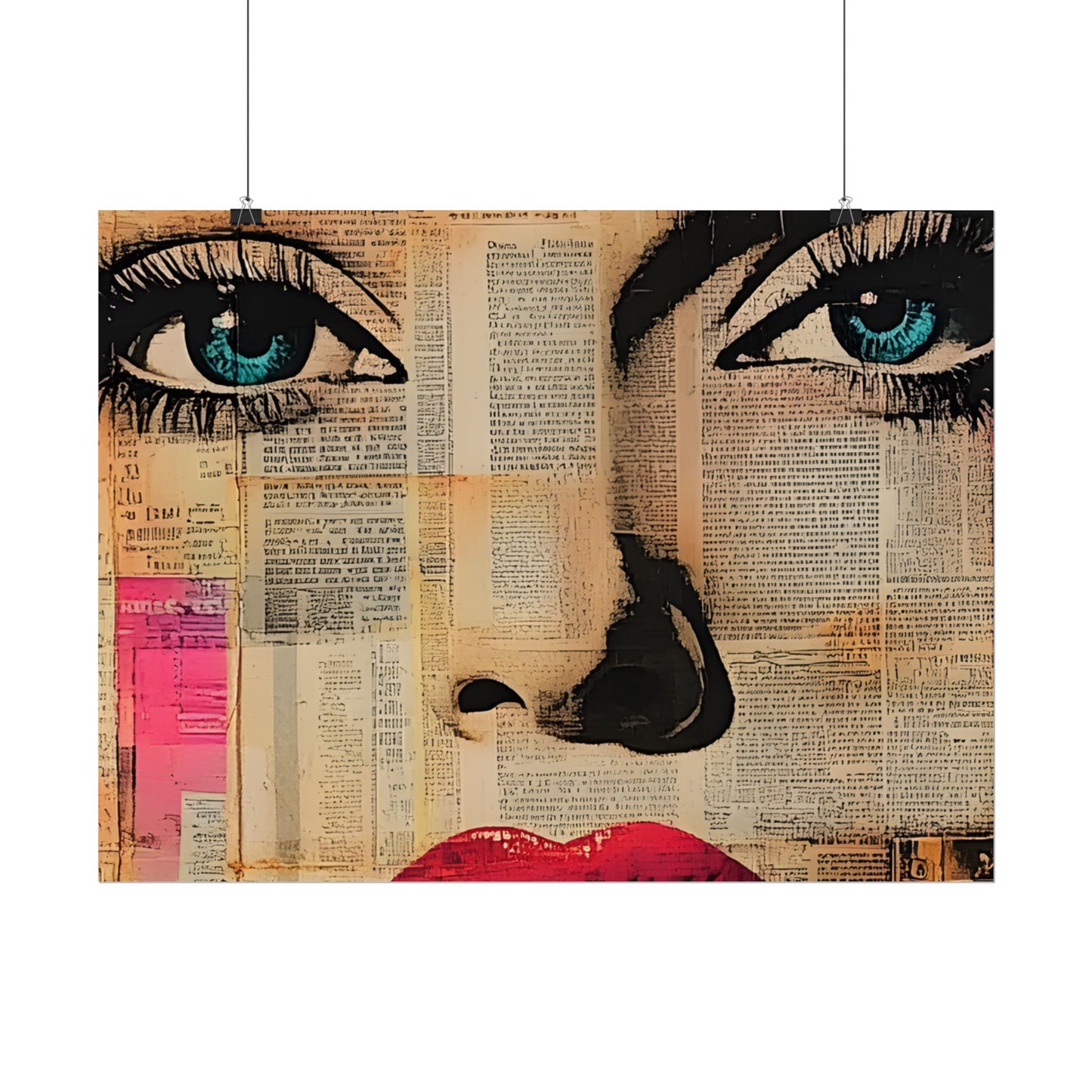 Retro Pop Culture Woman Poster 13 , Comic Wall Art