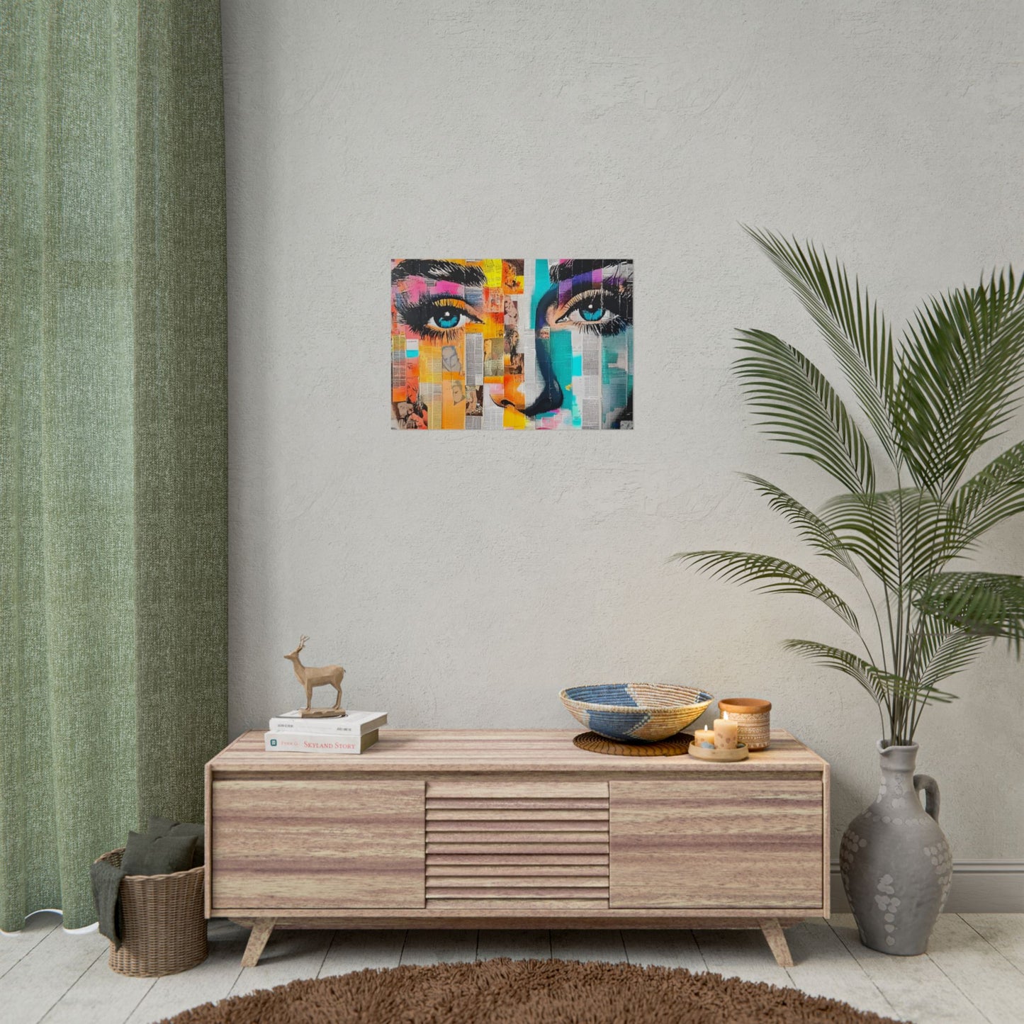 Retro Pop Culture Woman 6-Vibrant Art Wall Decor