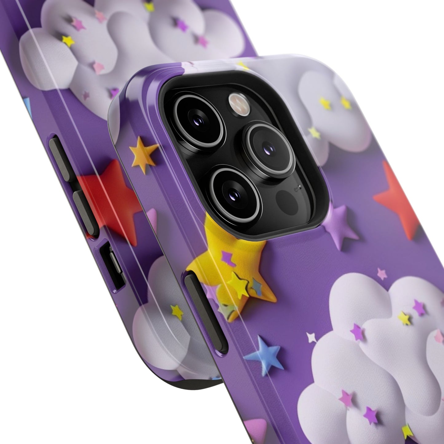 Colorful Cloud & Star Phone Case