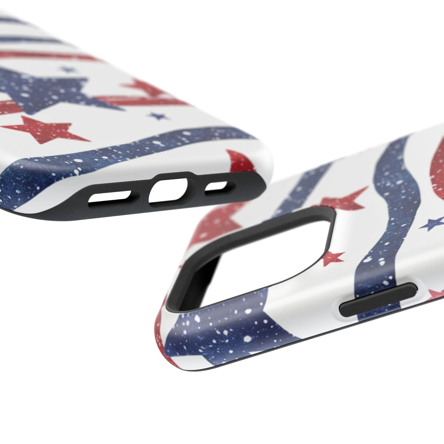 Stars & Stripes Design Impact-Resistant Phone Case